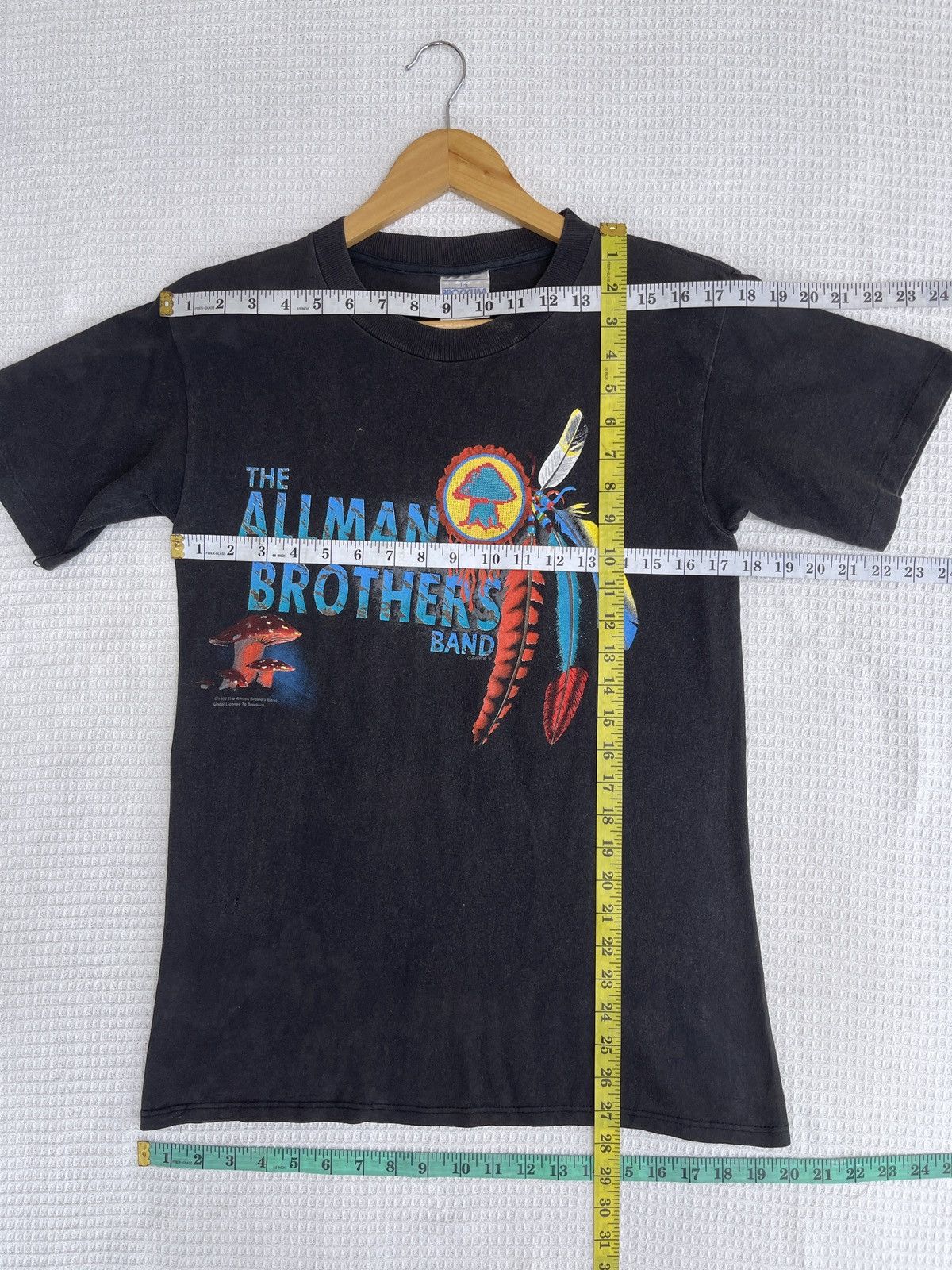 Band Tees Sun Faded🔥Vtg 1992 The Allman Brothers Band T-Shirt Size US M / EU 48-50 / 2 - 11 Thumbnail