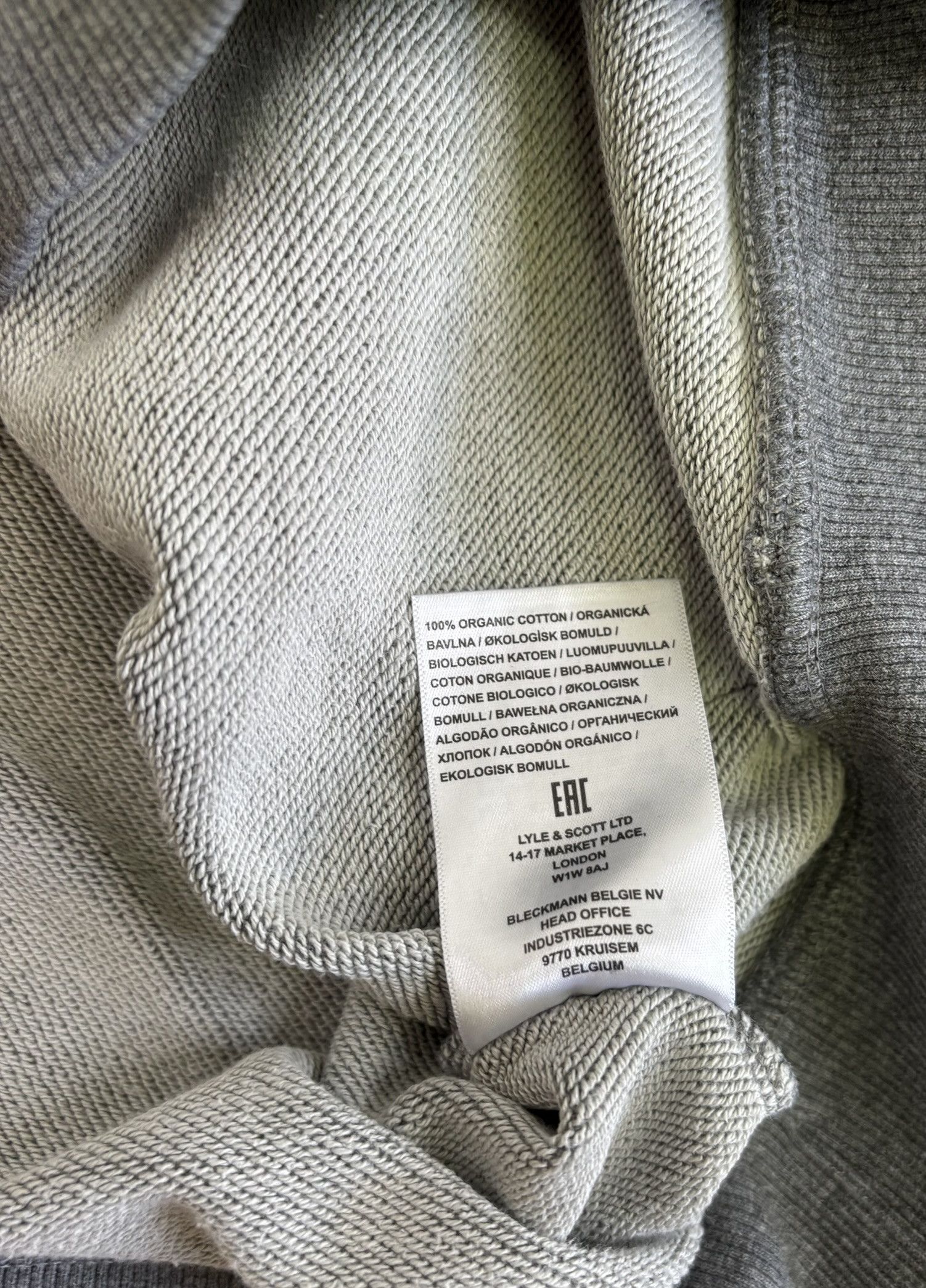 Lyle & Scott Lyle Scott Gray Hoodie Medium Size US M / EU 48-50 / 2 - 16 Thumbnail