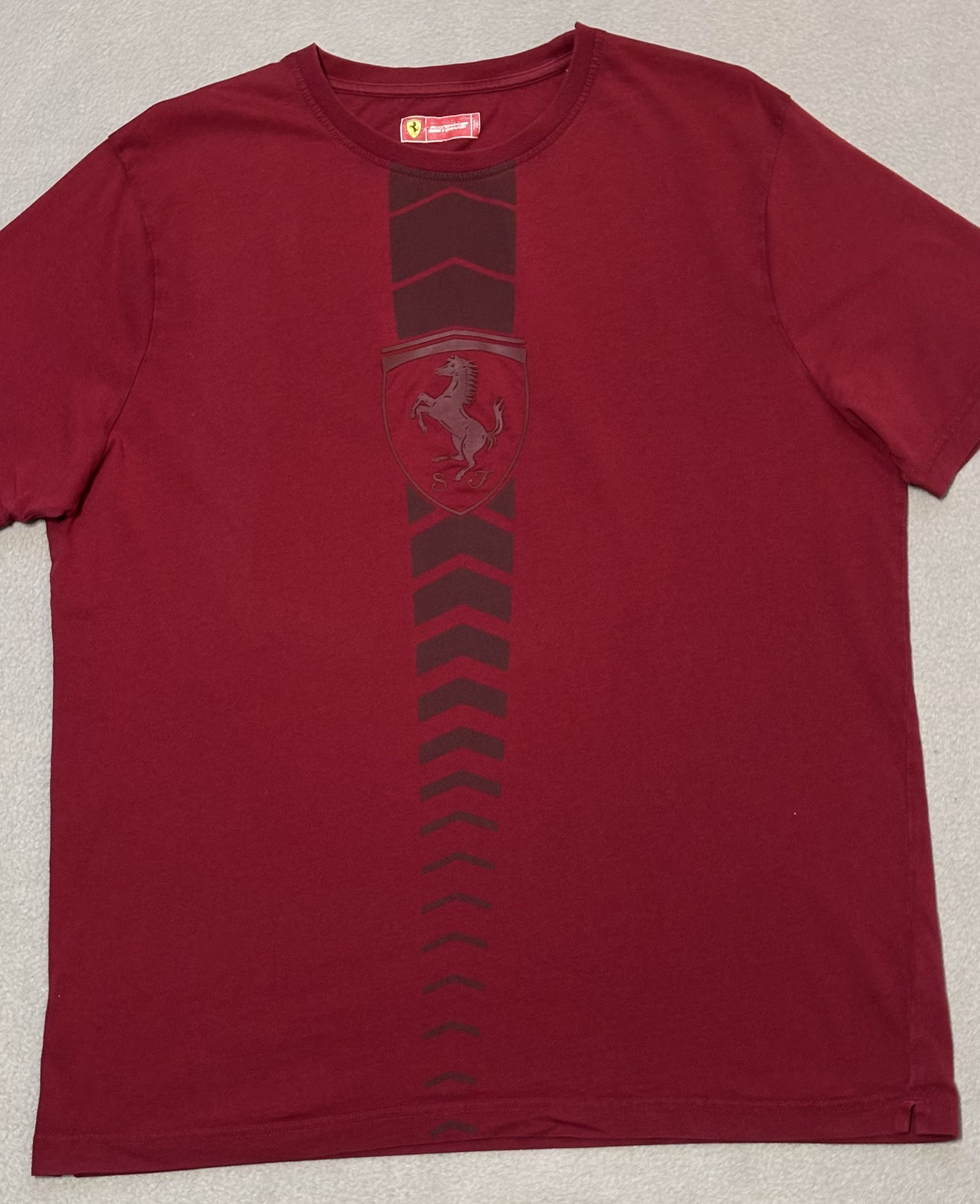 Ferrari Ferarri Red T-shirt Size L Size US L / EU 52-54 / 3 - 6 Thumbnail