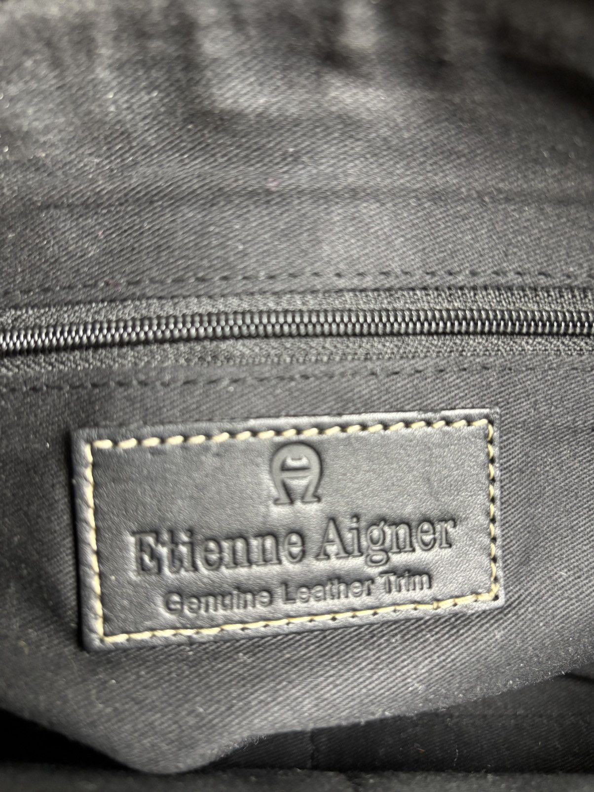 Aigner × Etienne Aigner Aigner black monogram y2k bag Size ONE SIZE - 8 Thumbnail