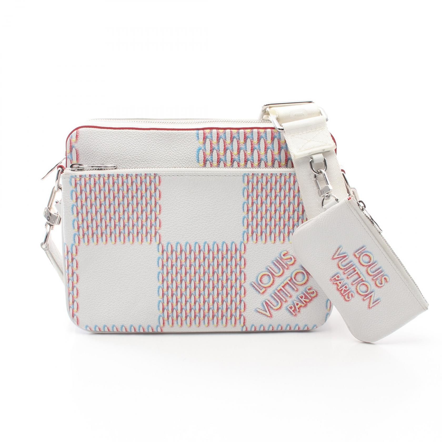 Louis Vuitton Louis Vuitton Trio Messenger Damier Giant 2Way Shoulder Bag Canvas Shoulder Bag M20665 in White