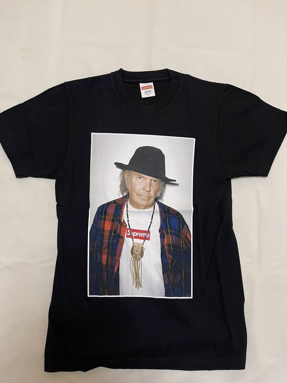 Supreme Supreme neil young Photo tee black Size US S / EU 44-46 / 1 - 2 Thumbnail