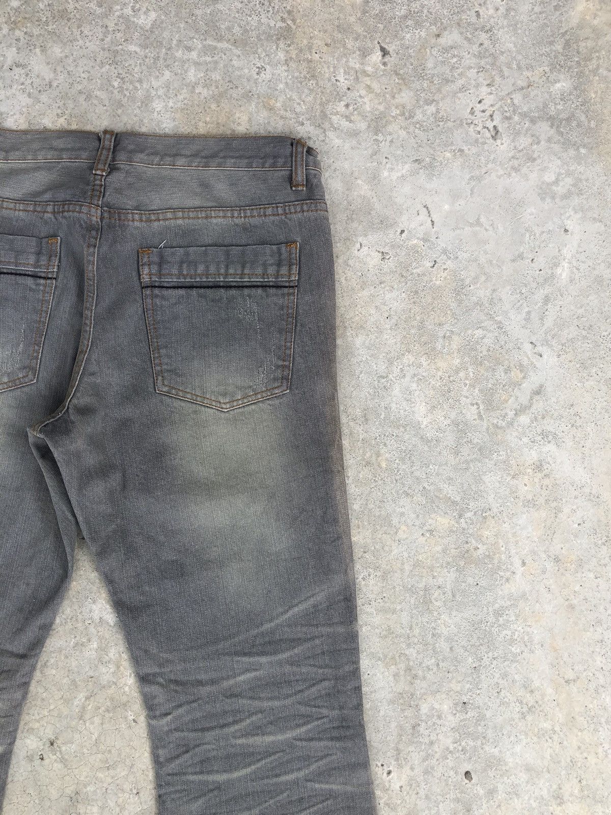 If Six Was Nine Japanese Indecent Flared Jeans Distressed Jeans Size US 33 - 10 Thumbnail
