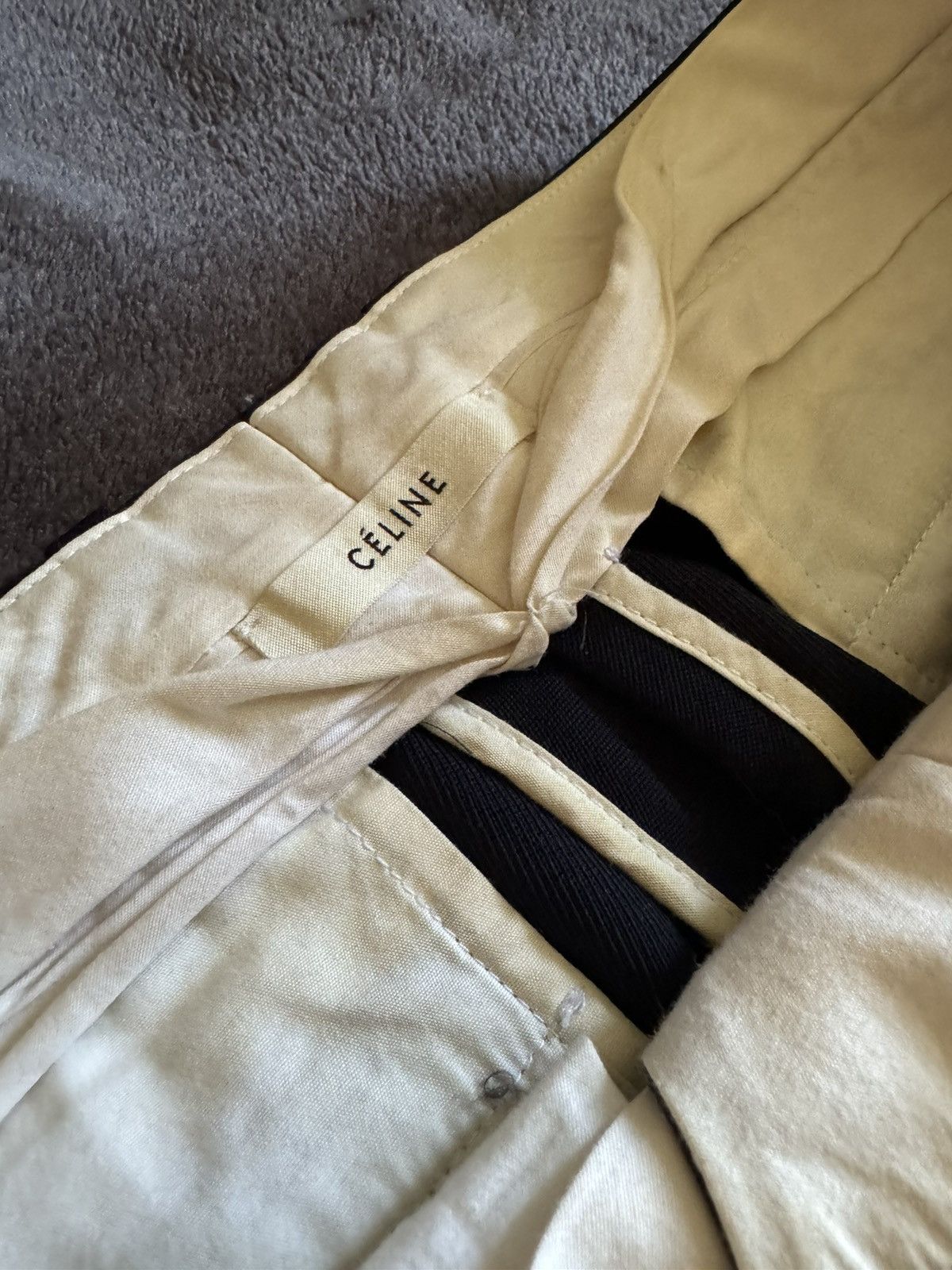 Celine Celine by Hedie Slimane classic woman's pants Size 38" / US 16 / IT 52 - 5 Thumbnail