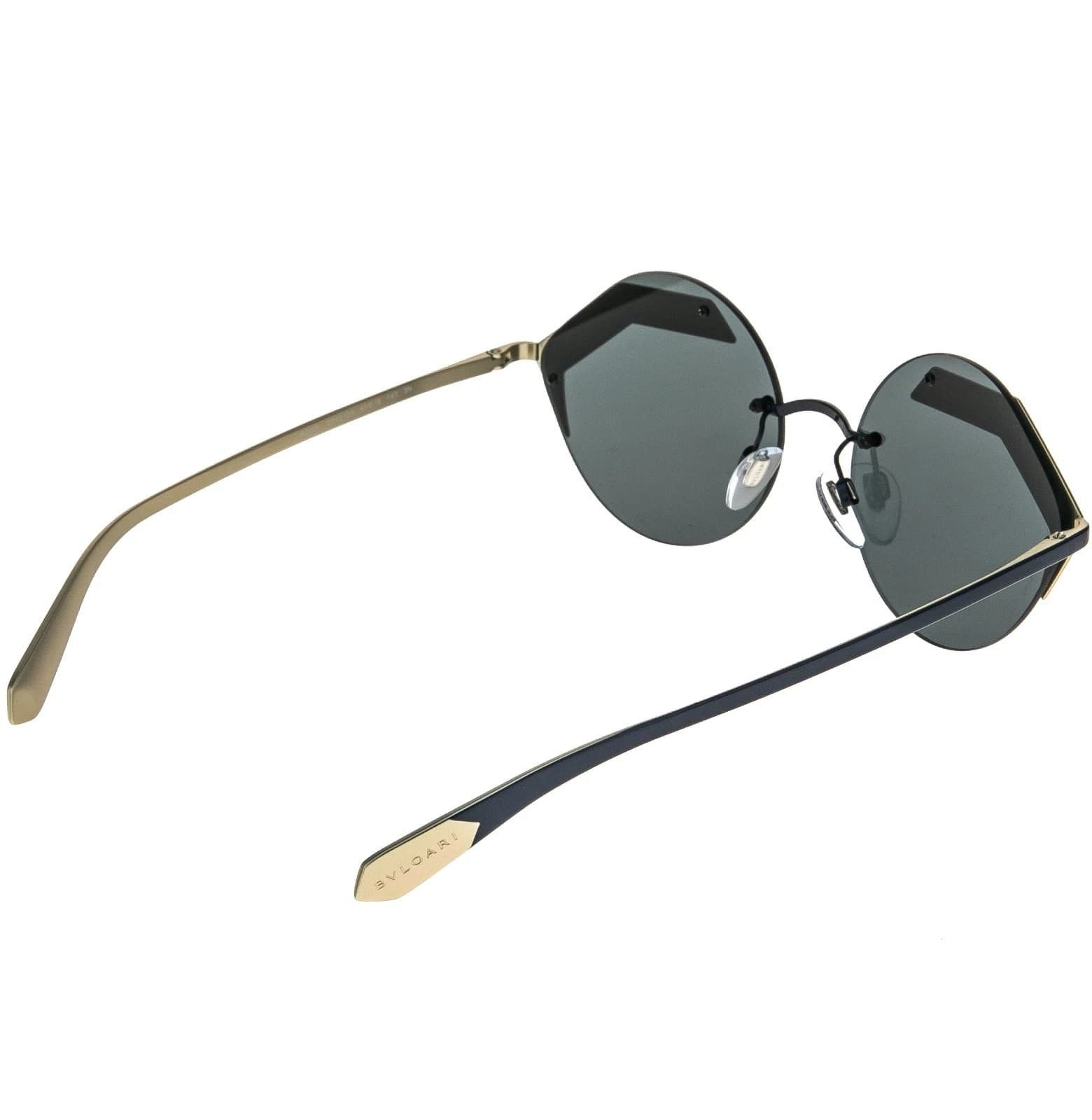 Bvlgari BVLGARI BV6089 6089 SERPENTEYES Gold Blue Round Sunglasses Size ONE SIZE - 7 Thumbnail