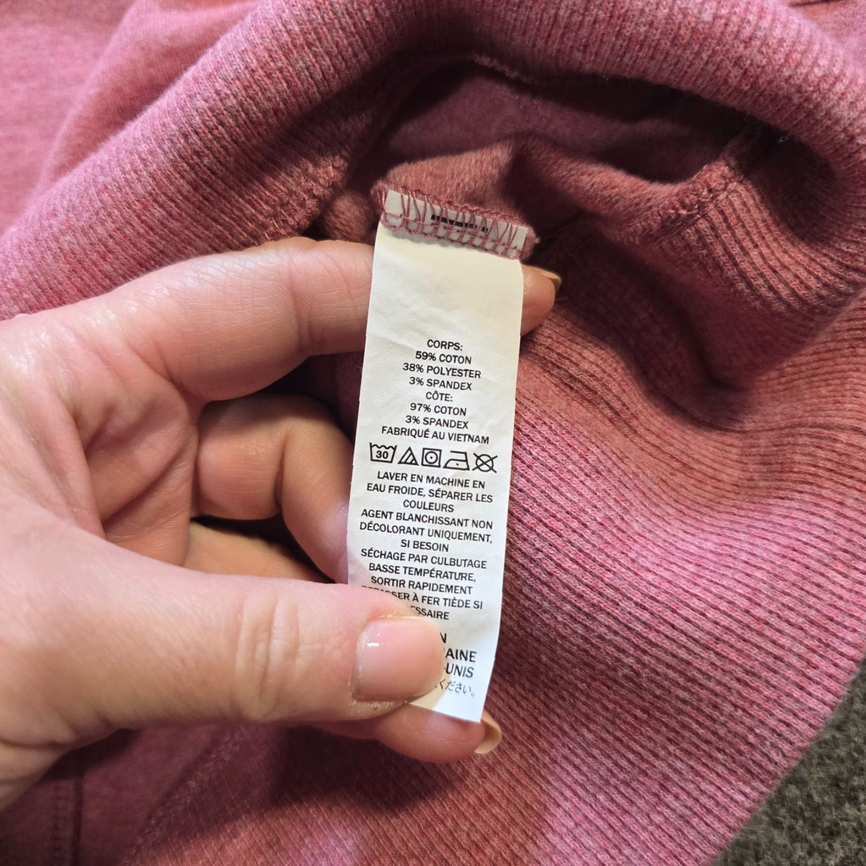 Vintage LL Bean Sweater Womens Size PM Petite Pink Cozy Cowl Neck Pockets Casual Pullover Knit Knitwear Regular Fit Vintage No Size M / US 6-8 / IT 42-44 - 7 Thumbnail