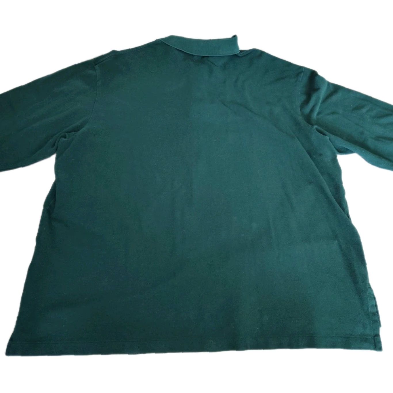 Polo Ralph Lauren VINTAGE Polo Ralph Lauren Green Rugby Shirt W/ Purple Pony Men's Big Size 3XB Size US XXL / EU 58 / 5 - 2 Thumbnail