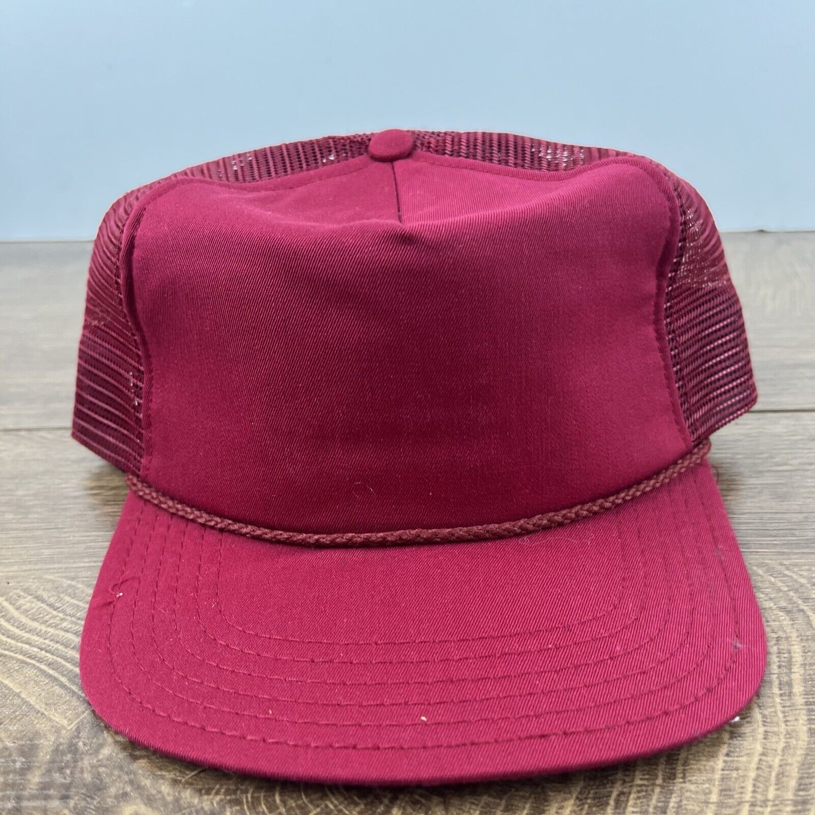 Other Adult Maroon Snapack Cap Maroon Hat Red Cap Hat Adjustable H Size ONE SIZE - 5 Thumbnail