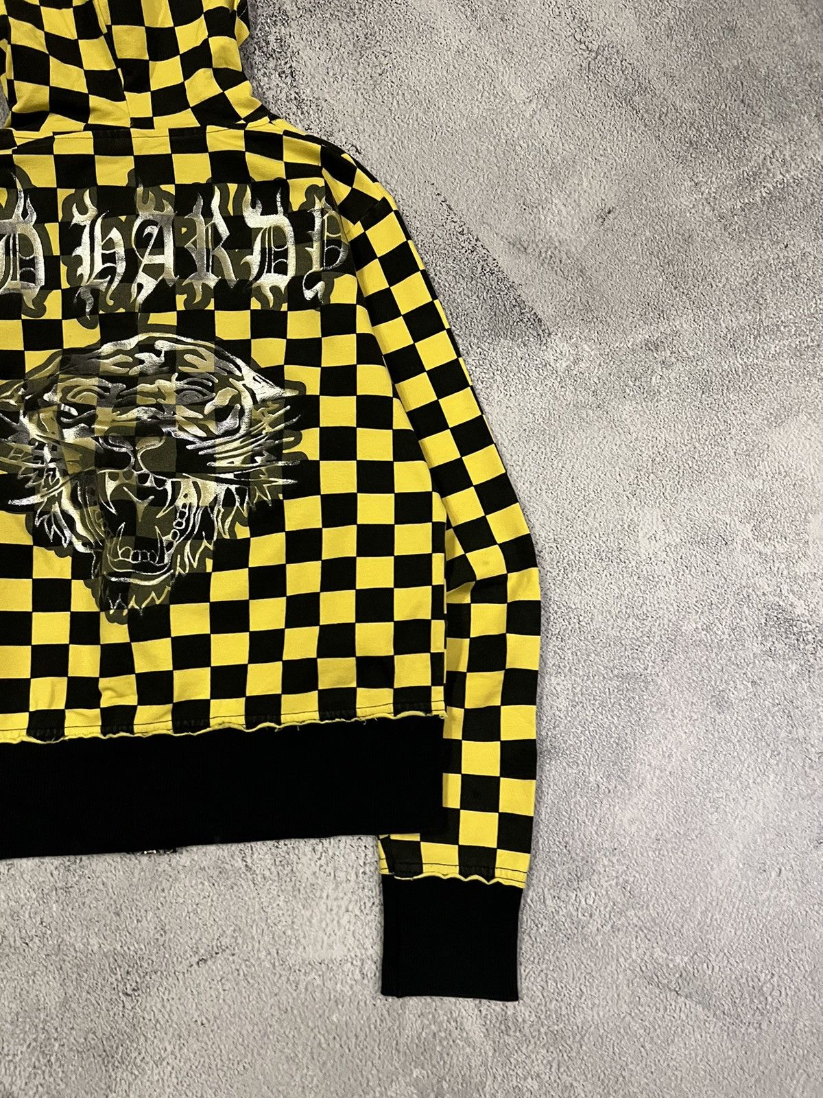 Ed Hardy Vintage Y2k Ed Hardy Tiger 🐅 Striped Zip Hoodie 00’s Size M / US 6-8 / IT 42-44 - 10 Thumbnail