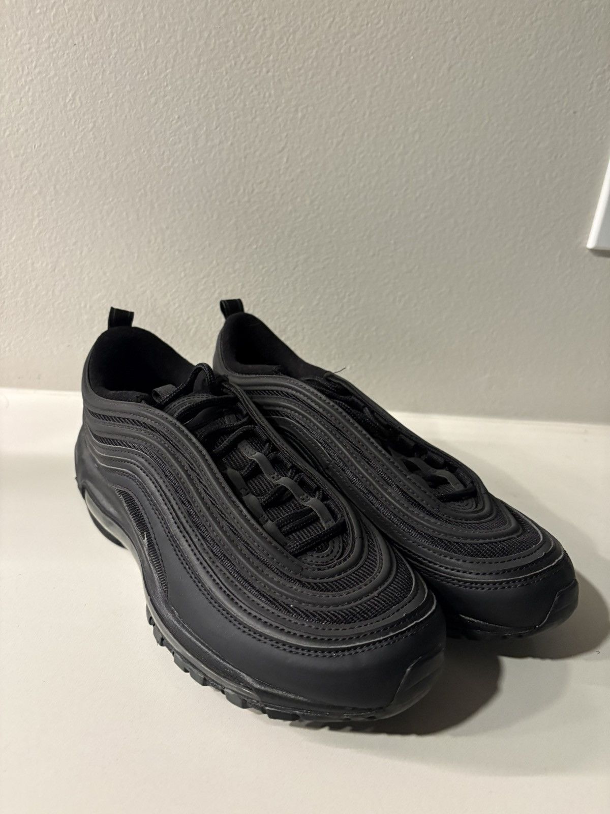 Nike 2022 Nike Air Max 97 'Triple Black' BRAND NEW M8 W9.5 Size US 9.5 / IT 39.5 - 1 Thumbnail