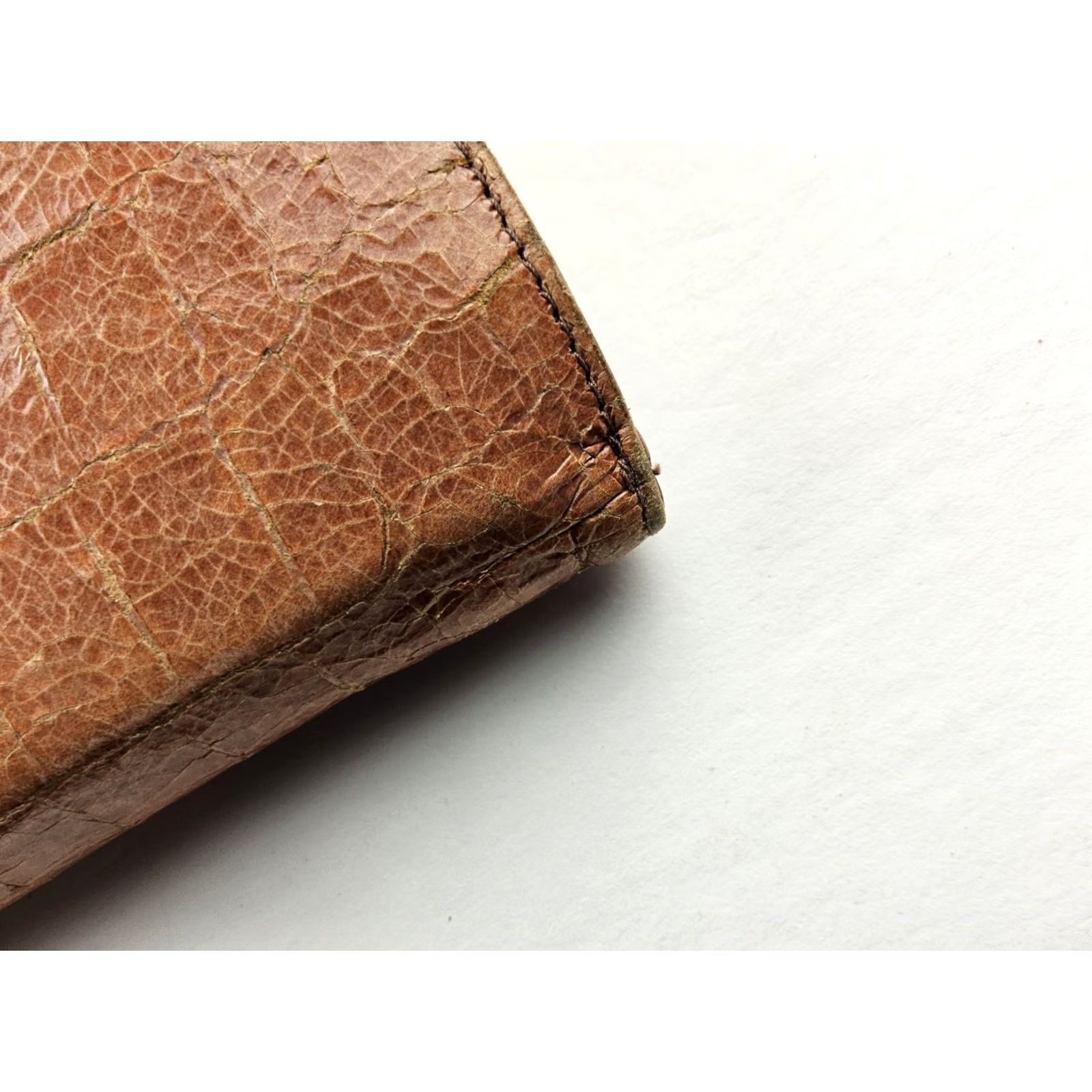 Miu Miu Miu Miu Wallet Leather Zip-Around Damaged Pink Womens 6.5x4 Size ONE SIZE - 4 Thumbnail