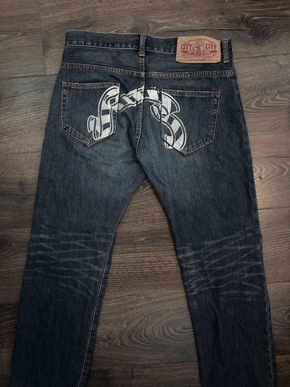 Bape Bathing Ape Jeans Size 32" / US 10 / IT 46 - 1 Thumbnail