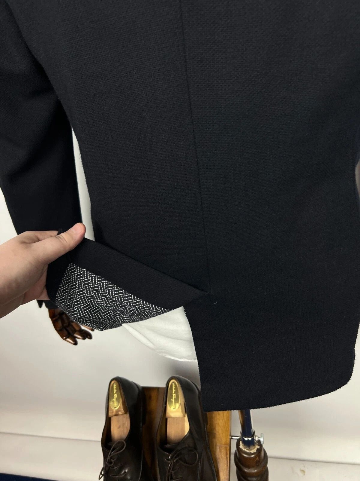 Ted Baker Ted Baker London Black Removable Lining Two Button Jacket Size US XL / EU 56 / 4 - 9 Thumbnail