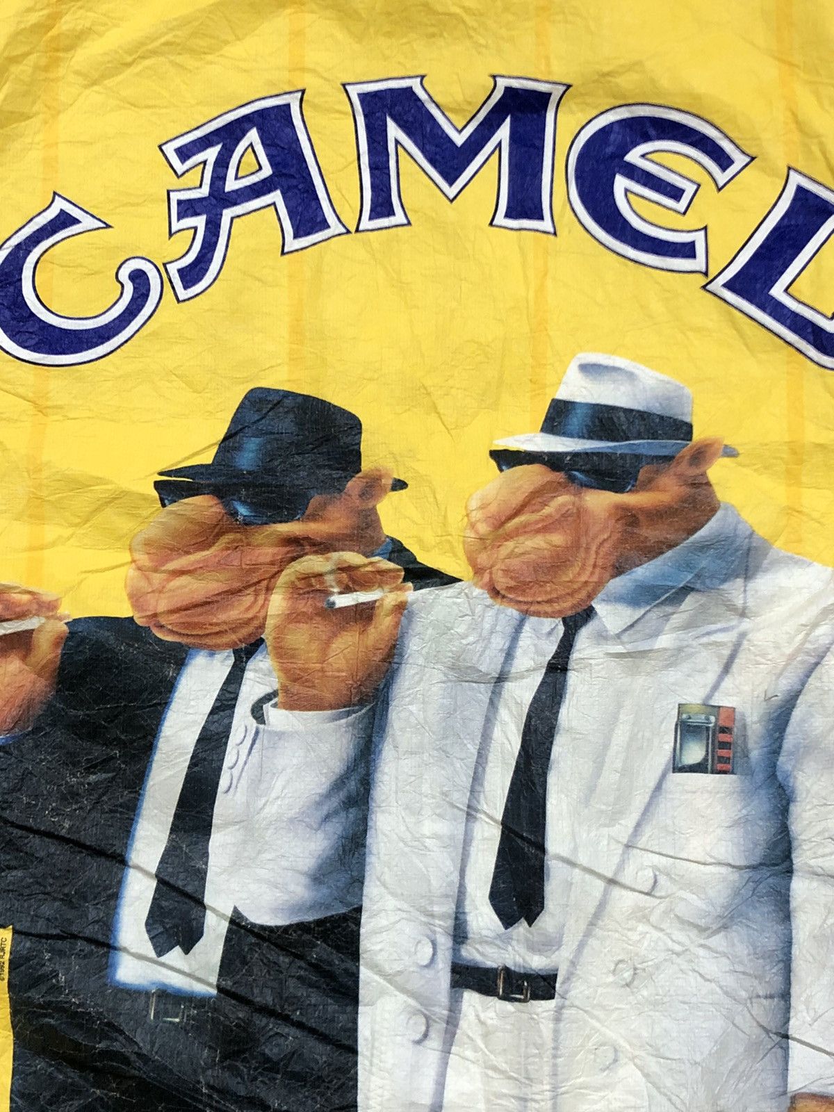 Camel Vintage Camel Jacket Mens XL Tyvek Joe Camel Smoking 90s Size US XL / EU 56 / 4 - 3 Thumbnail