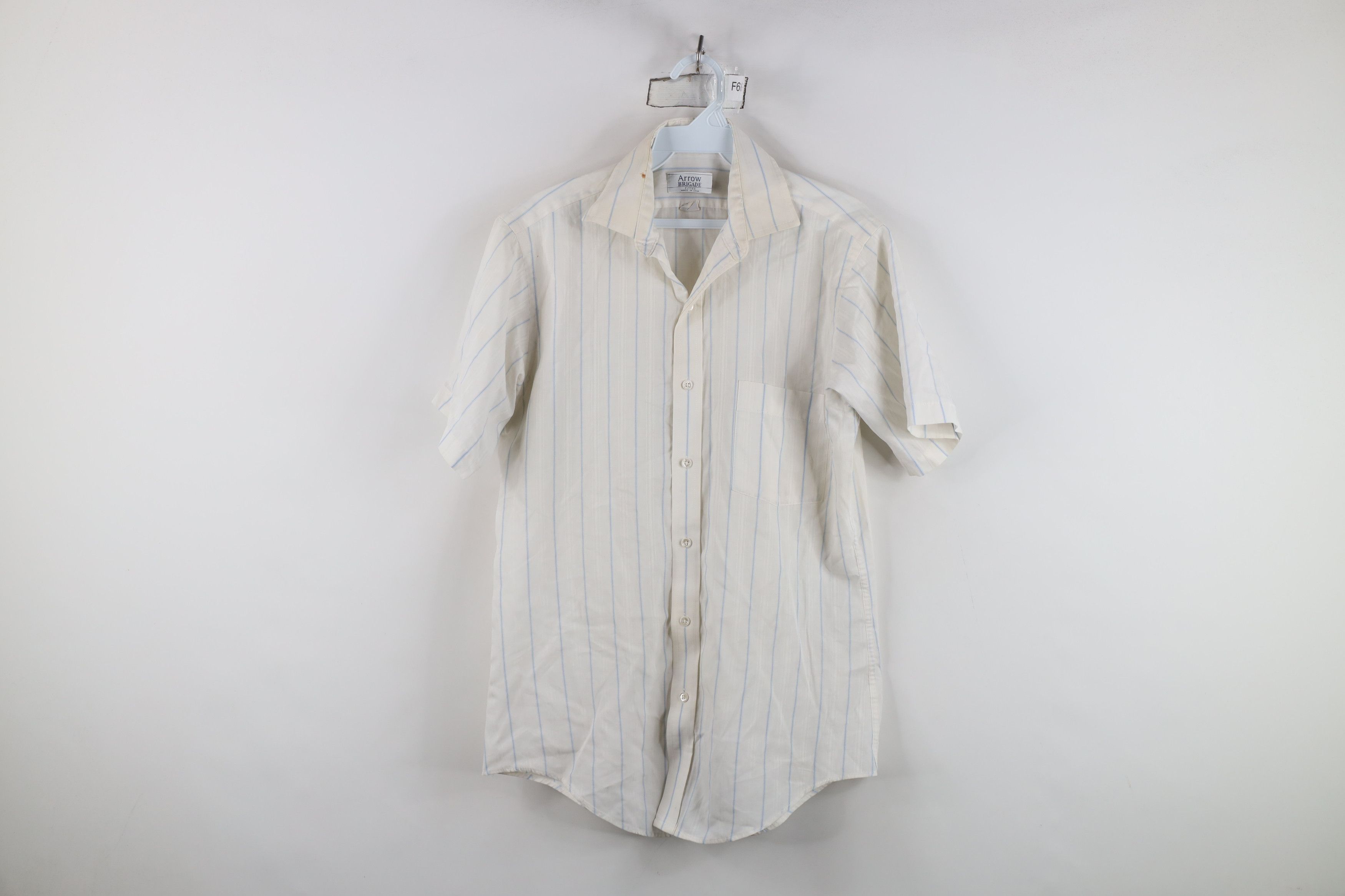 Vintage Vintage 70s Streetwear Striped Short Sleeve Button Shirt USA Size US M / EU 48-50 / 2 - 1 Thumbnail