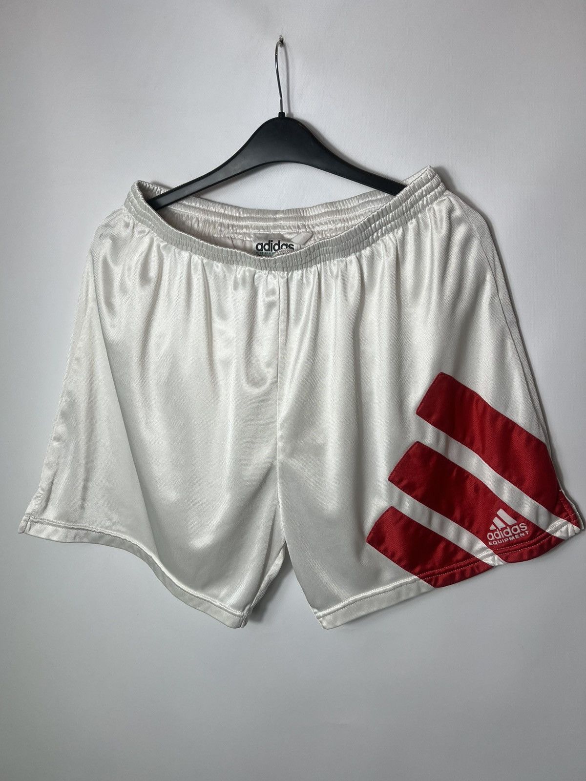 Adidas 90s Adidas Equipment Vintage Football Soccer Shorts White Size US 32 / EU 48 - 1 Thumbnail