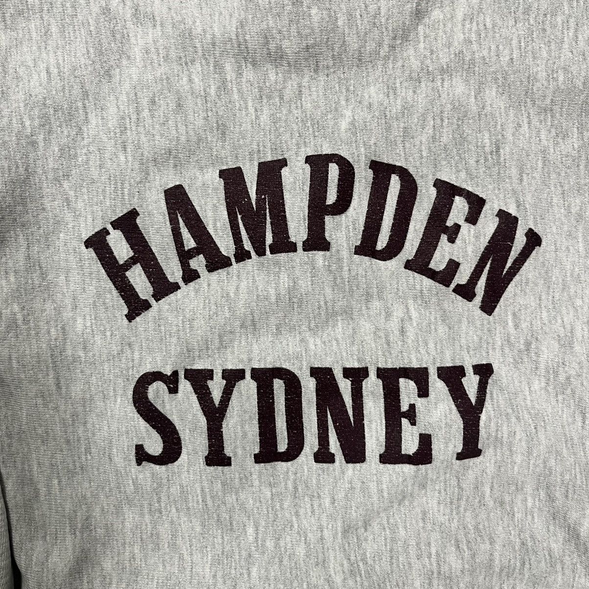 Champion × Vintage VTG 90s Hampden Sydney College Champion Reverse Weave Size US XL / EU 56 / 4 - 5 Thumbnail