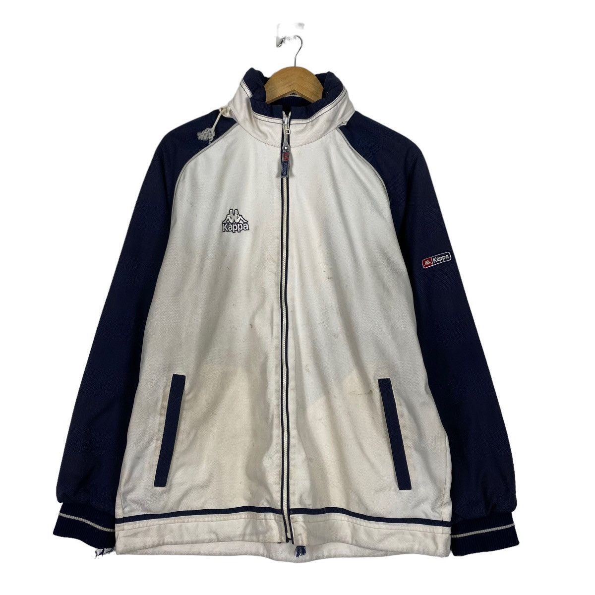 Japanese Brand Vintage 90s Kappa Small Logo Zipper Jacket Size US M / EU 48-50 / 2 - 1 Thumbnail