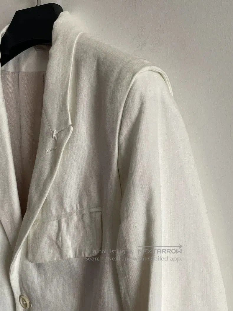 Ann Demeulemeester Ann Demeulemeester S/S15 White Trench. Size US XXS / EU 40 - 6 Thumbnail