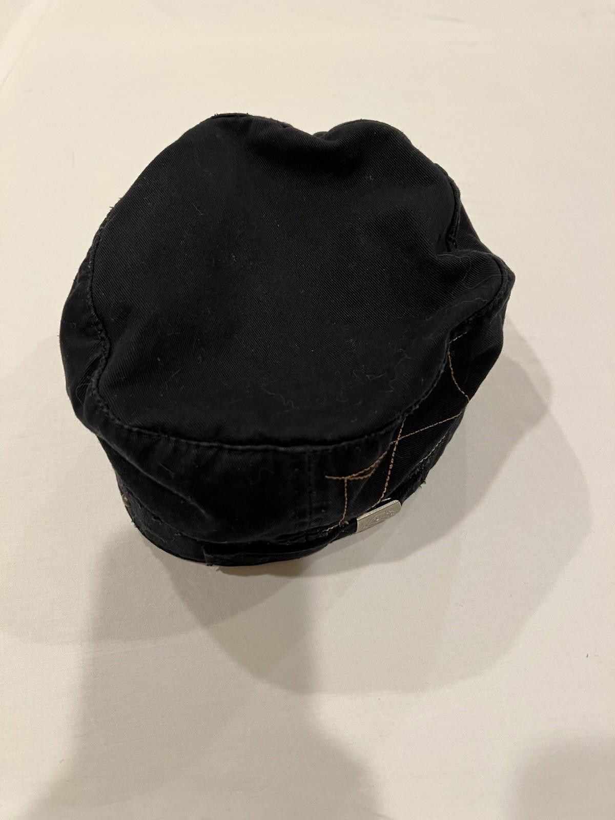 Affliction Sinful Affliction Black Embroidered Military Cap Y2K Womens Size ONE SIZE - 6 Thumbnail