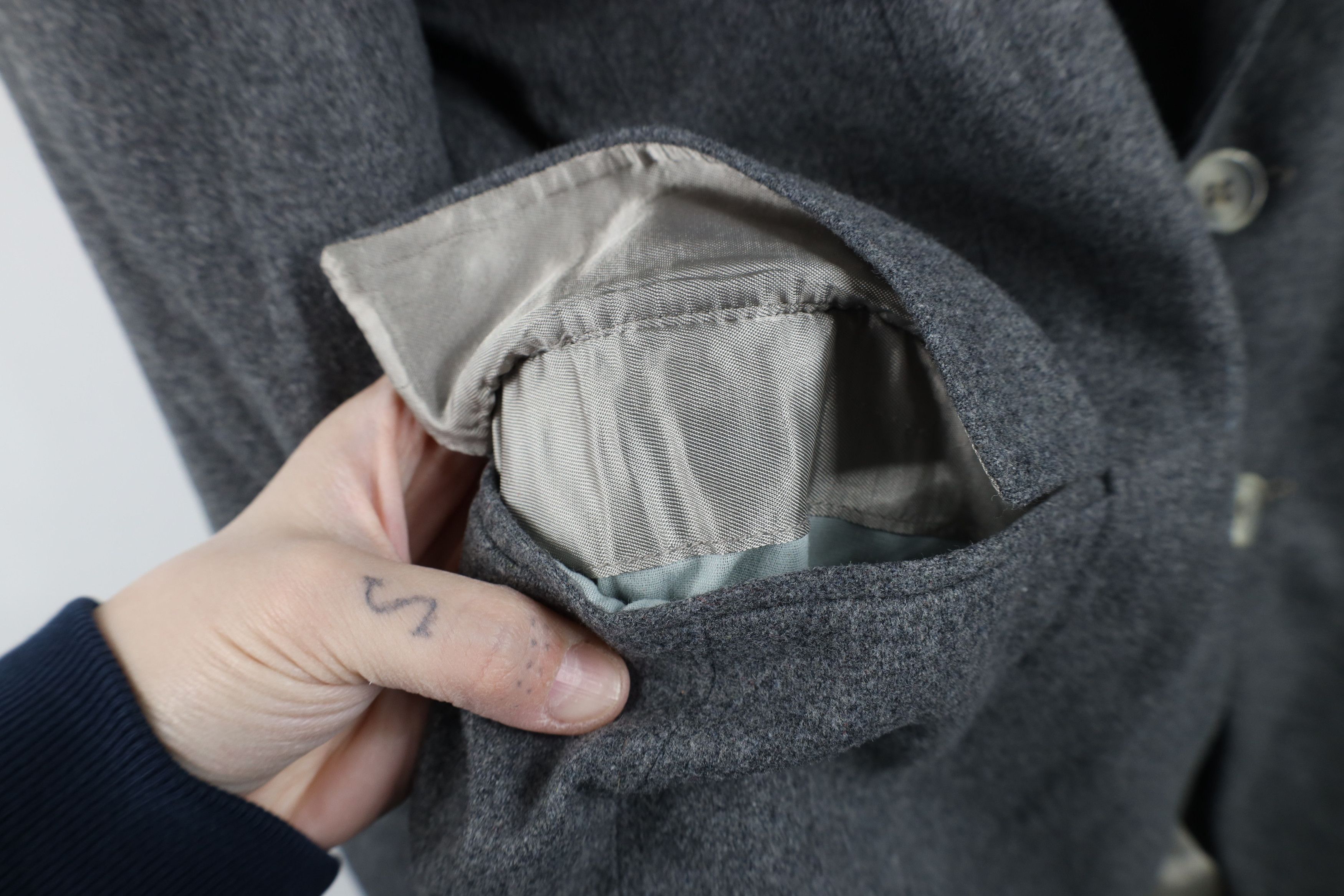 Vintage Vintage 70s Streetwear 2 Button Suit Coat Blazer Jacket Gray Size US L / EU 52-54 / 3 - 6 Thumbnail