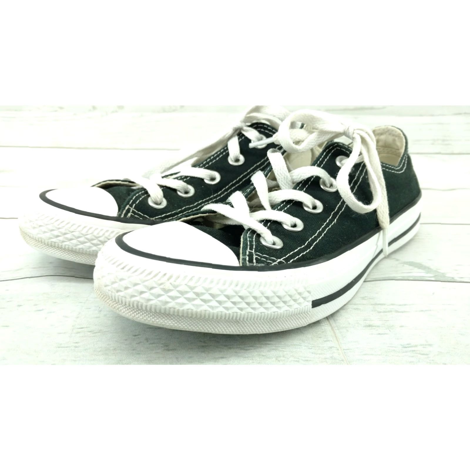 Converse CONVERSE ALL STAR CANVAS SHOES LOW TOP UNISEX MEN 4 / WOMEN 6 BLACK - ATHLETIC SNEAKERS MEN WOMEN 4 6 CANVAS LOW TOP BLACK Size S / US 4 / IT 40 - 5 Thumbnail