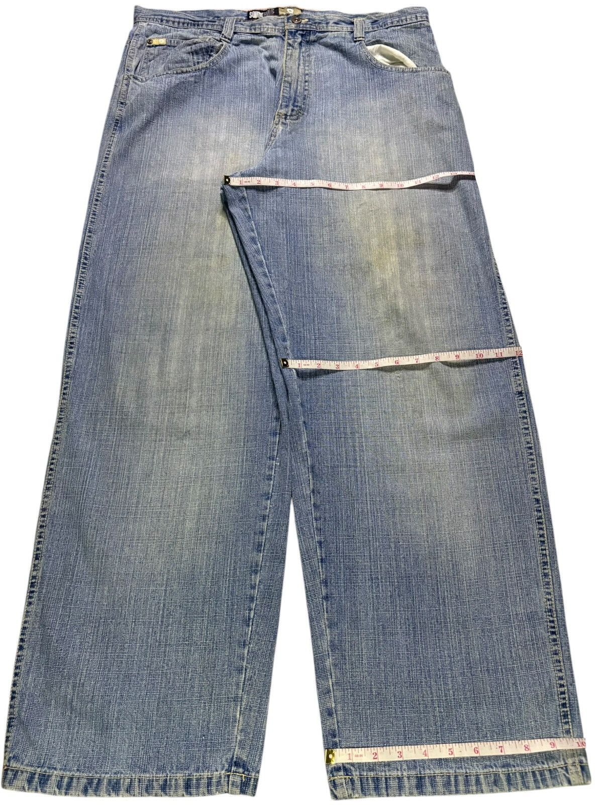 Southpole Vintage Southpole Mud Wash Wide Leg Baggy Jeans Size US 38 / EU 54 - 14 Thumbnail