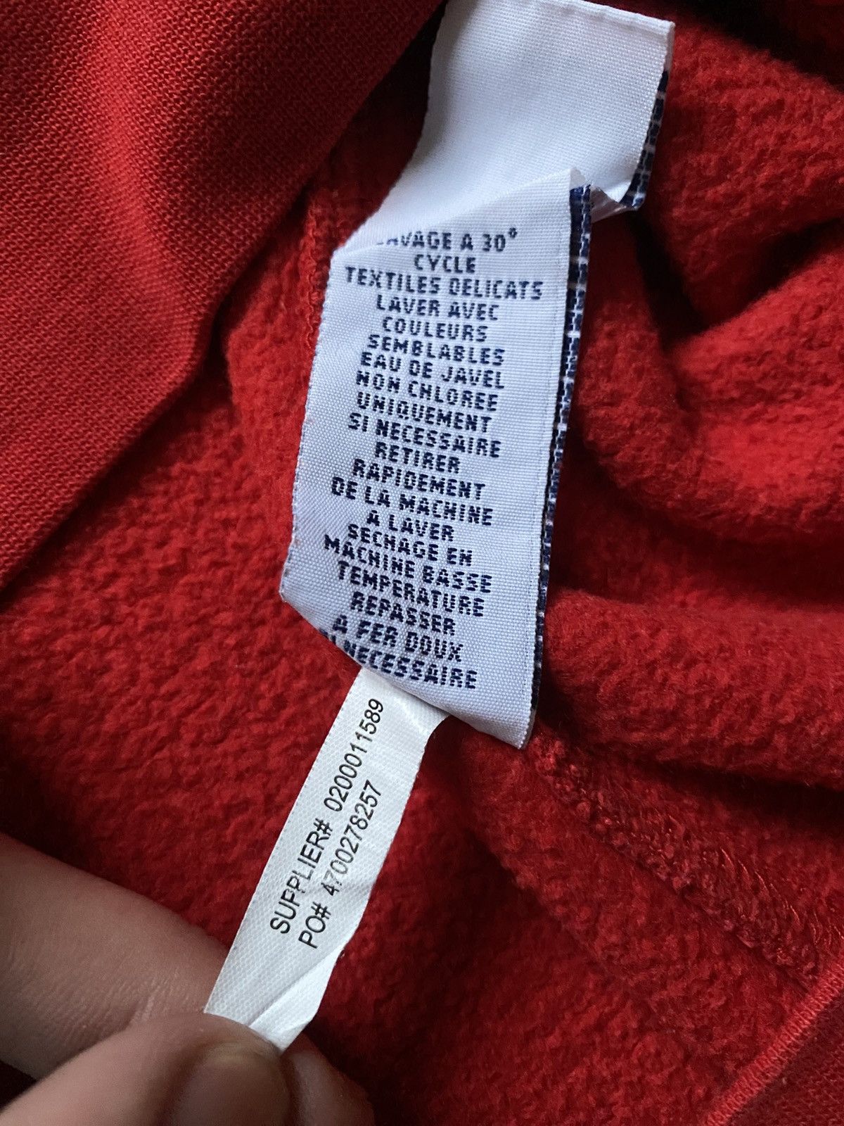 Polo Ralph Lauren × Rugby Ralph Lauren Mens Polo Ralph Lauren Red Sweatshirt Crew Neck Small Logo Size US XXL / EU 58 / 5 - 7 Thumbnail