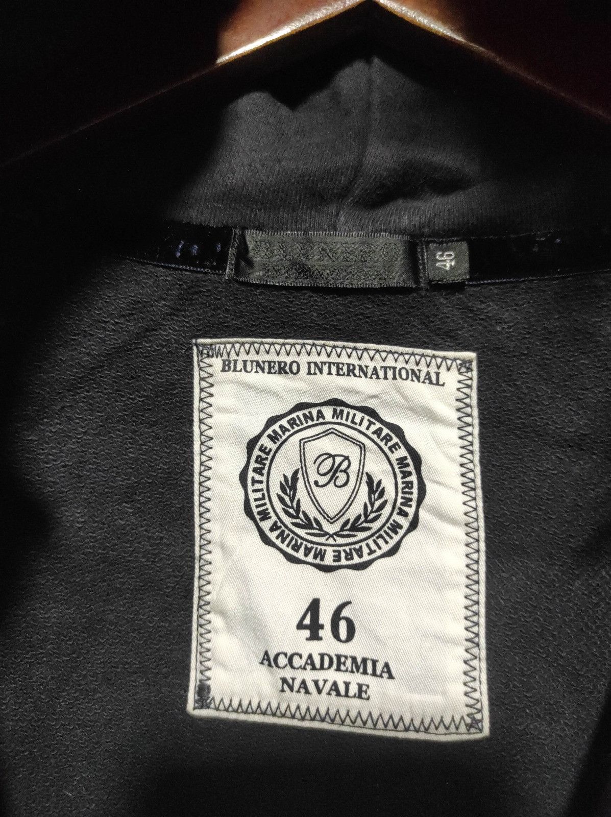 Japanese Brand Blunero Internasional Accademia Marina Militare fur hoodie Size US S / EU 44-46 / 1 - 4 Thumbnail