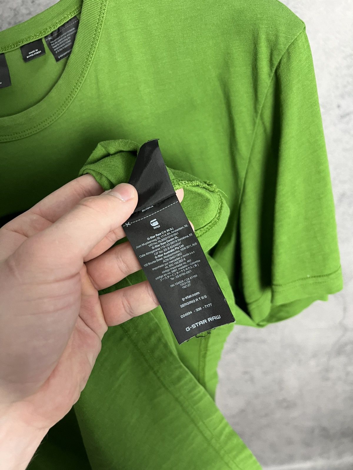G-Star G-Star Raw Y2K T-Shirt Big Logo Men Tee Green Size US M / EU 48-50 / 2 - 7 Thumbnail