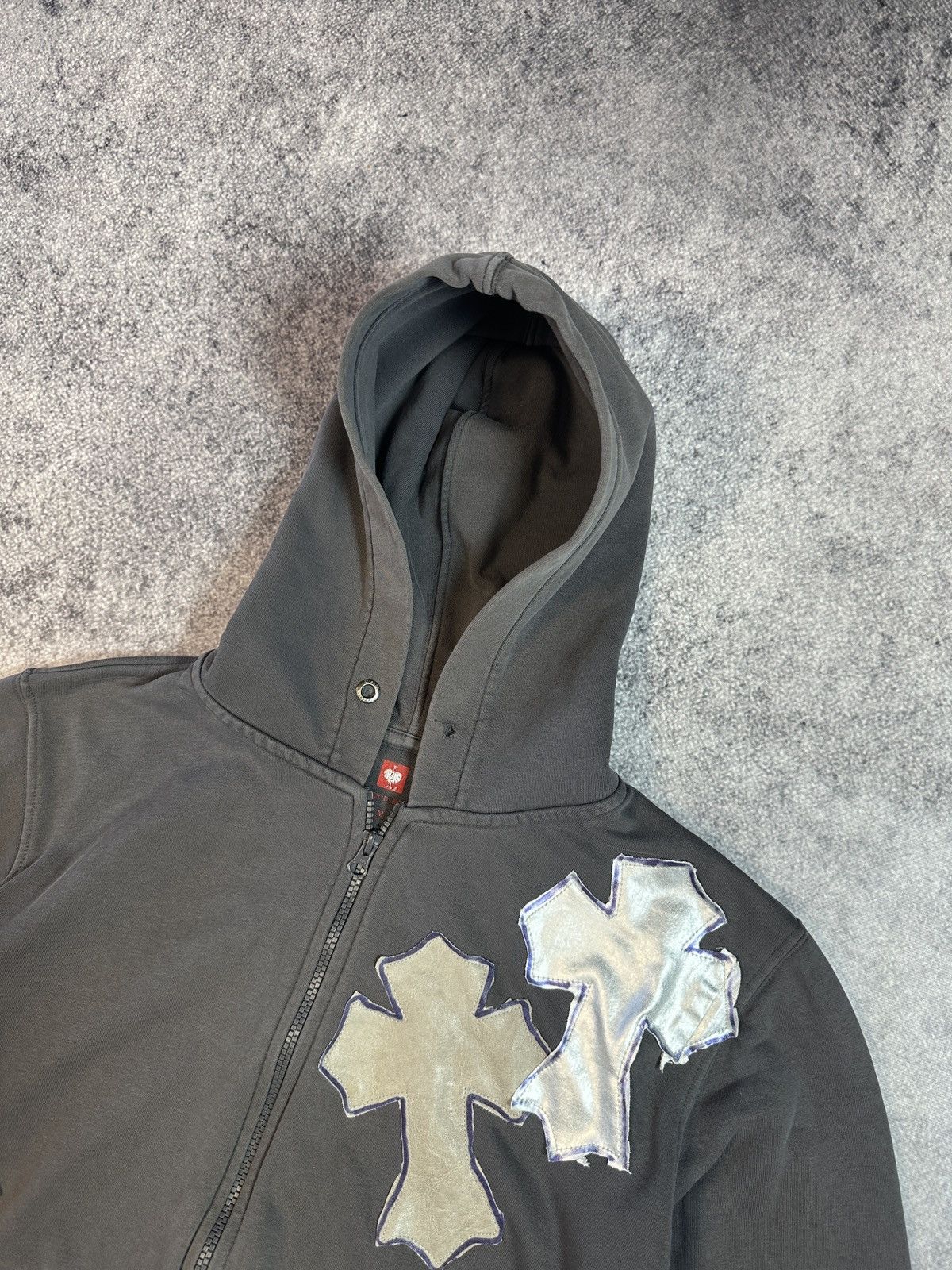 Other Y2K Avant Garde Cross Zip Up Hoodie Streetwear Rare Custom Size US M / EU 48-50 / 2 - 5 Thumbnail