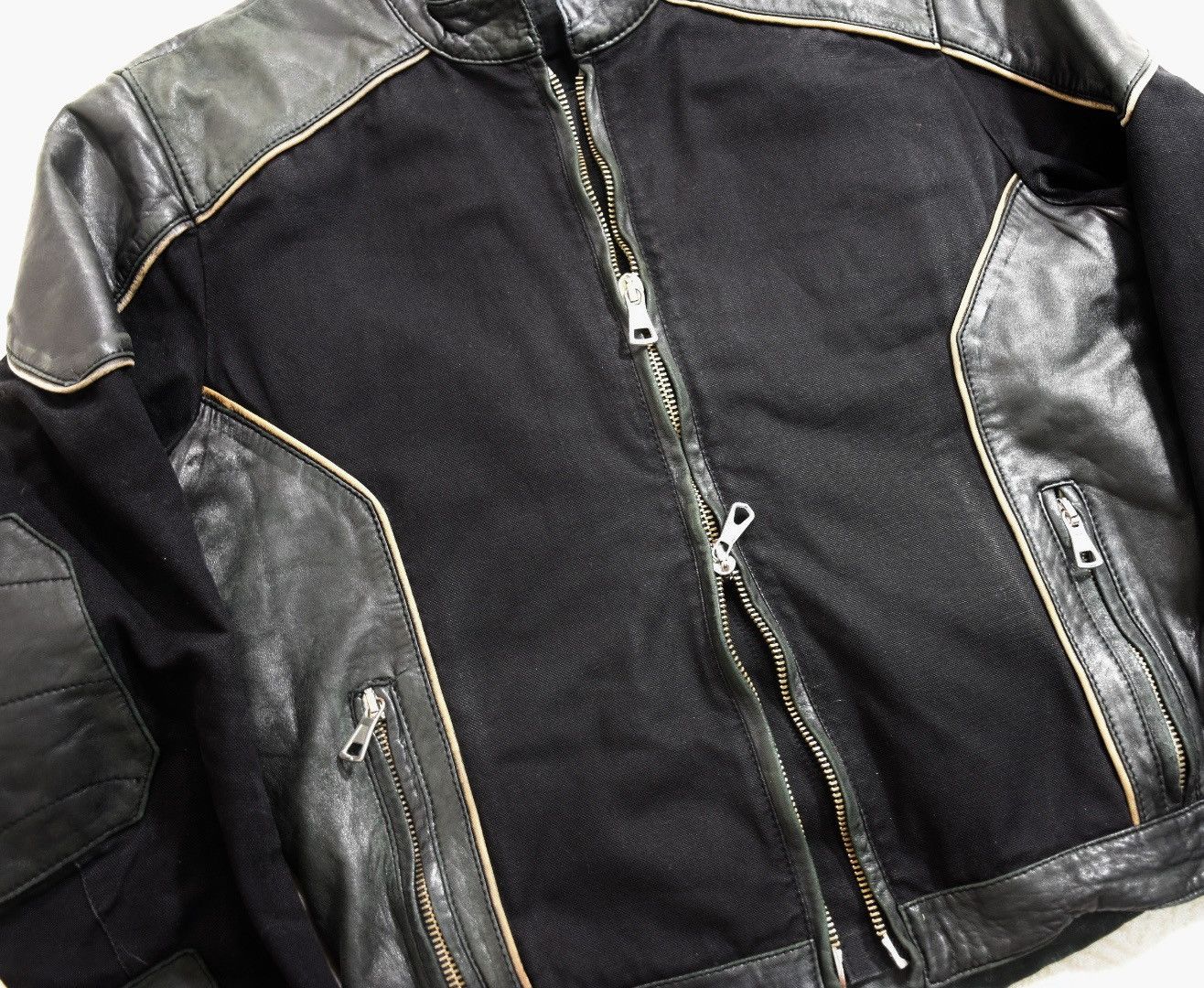Maison Margiela Maison Martin Margiela Moto Jacket，size 50！！ Size US L / EU 52-54 / 3 - 7 Thumbnail