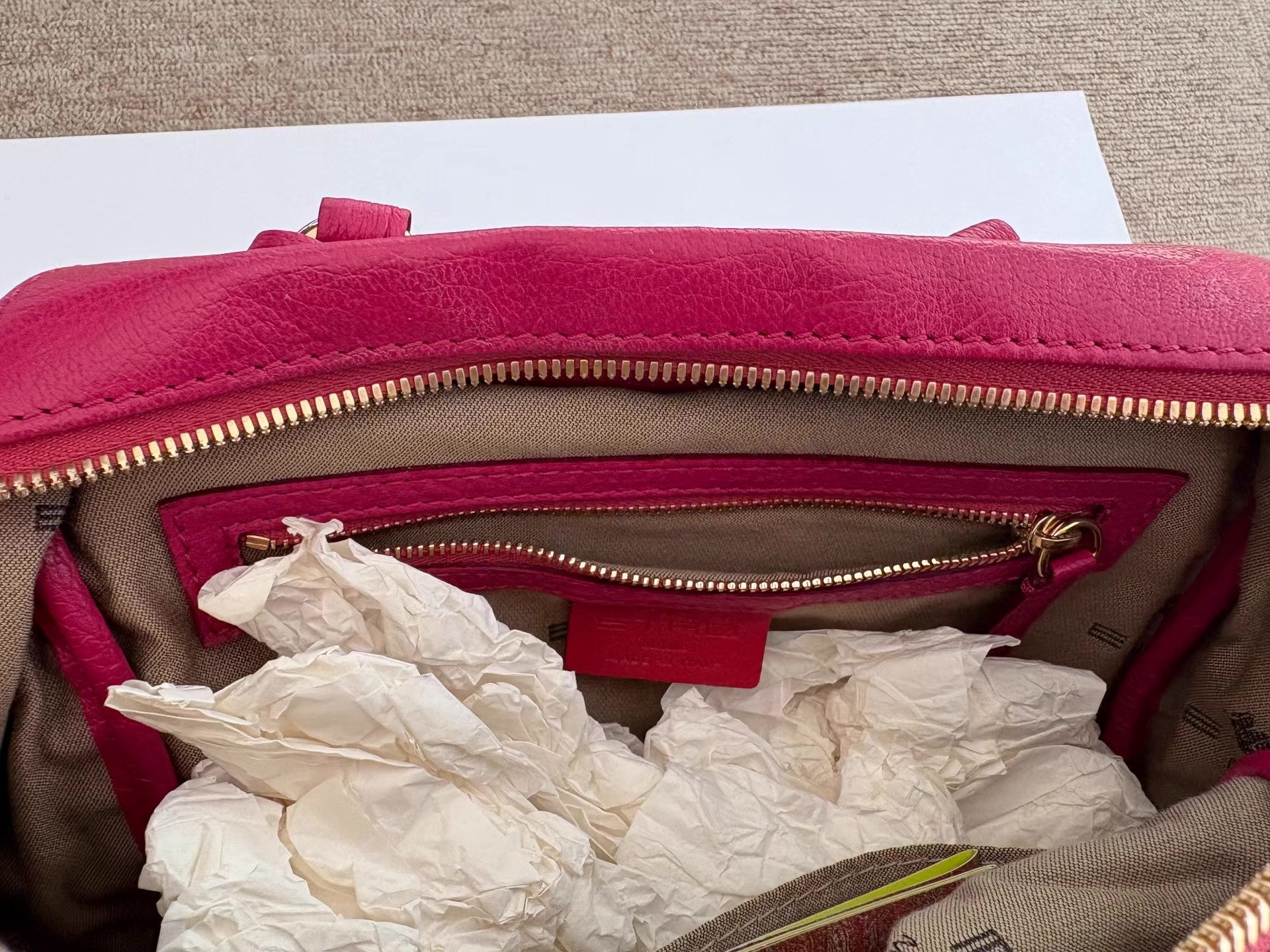 Etro Etro Women's Fuchsia Leather Handbag & Crossbody Bag Ｑ21 Size ONE SIZE - 9 Thumbnail