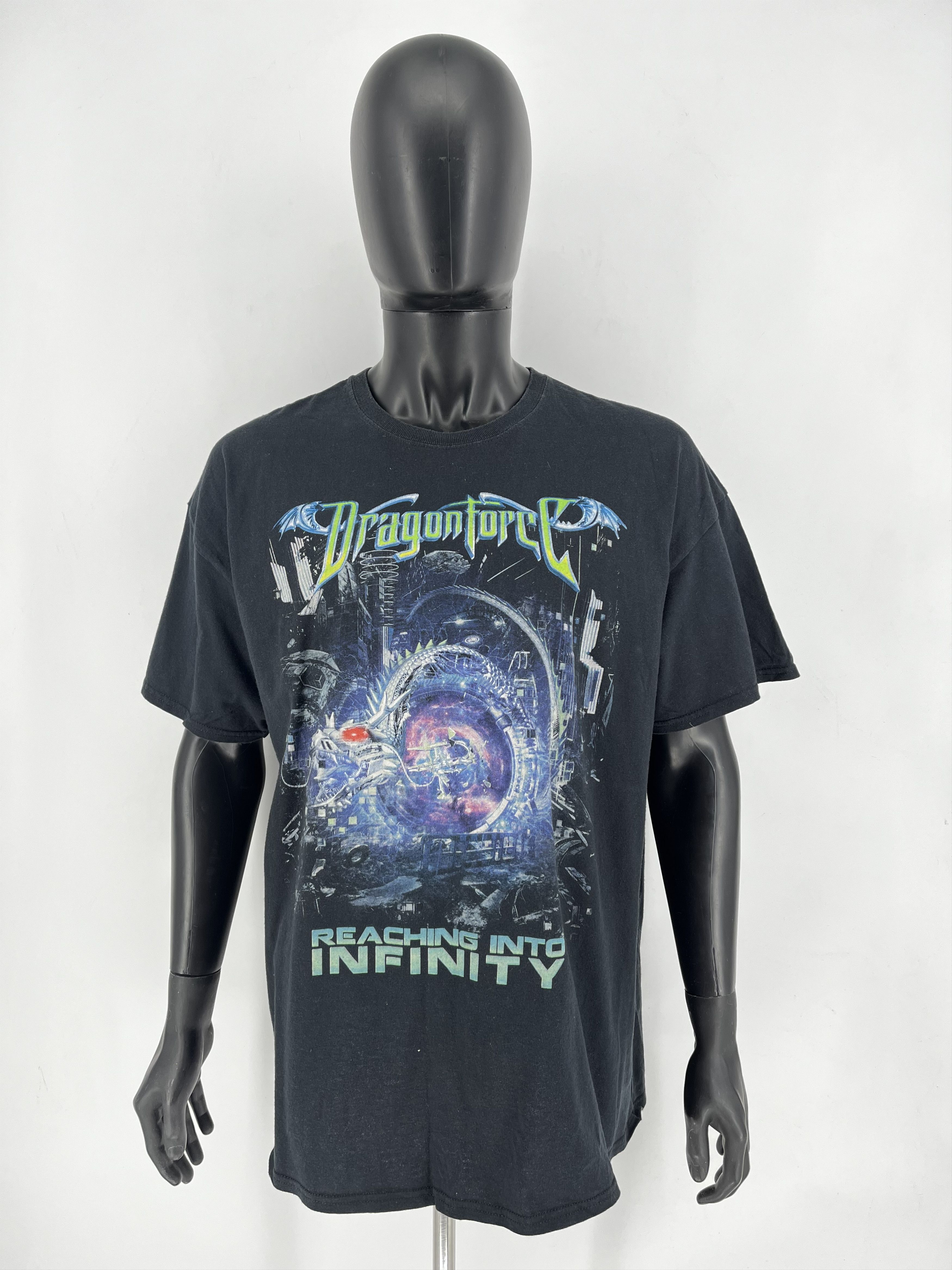 Band Tees Dragonforce Inhuman Rampage Tour Band Graphic T-Shirt Adult Size US XXL / EU 58 / 5 - 2 Thumbnail