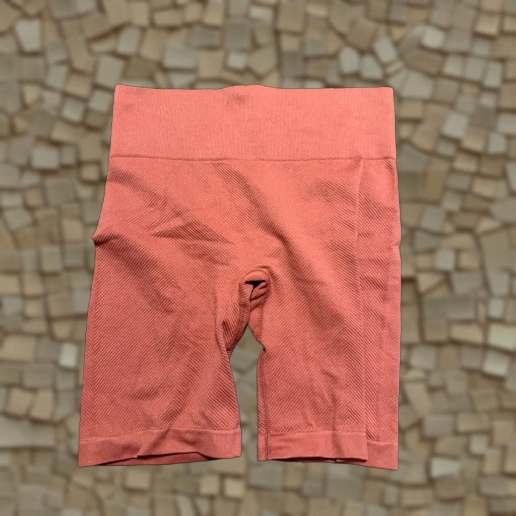 Vintage Maurices Shorts Women’s Small Orange Biker Shorts Pull On Casual Activewear Stretch 3 in Inseam Regular Size ONE SIZE - 1 Thumbnail