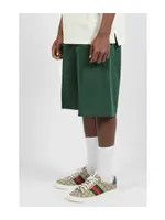 Gucci o1loc1c0326 762151 Cotton Shorts With Web Detail in Green Size US 40 / EU 56 - 3 Thumbnail