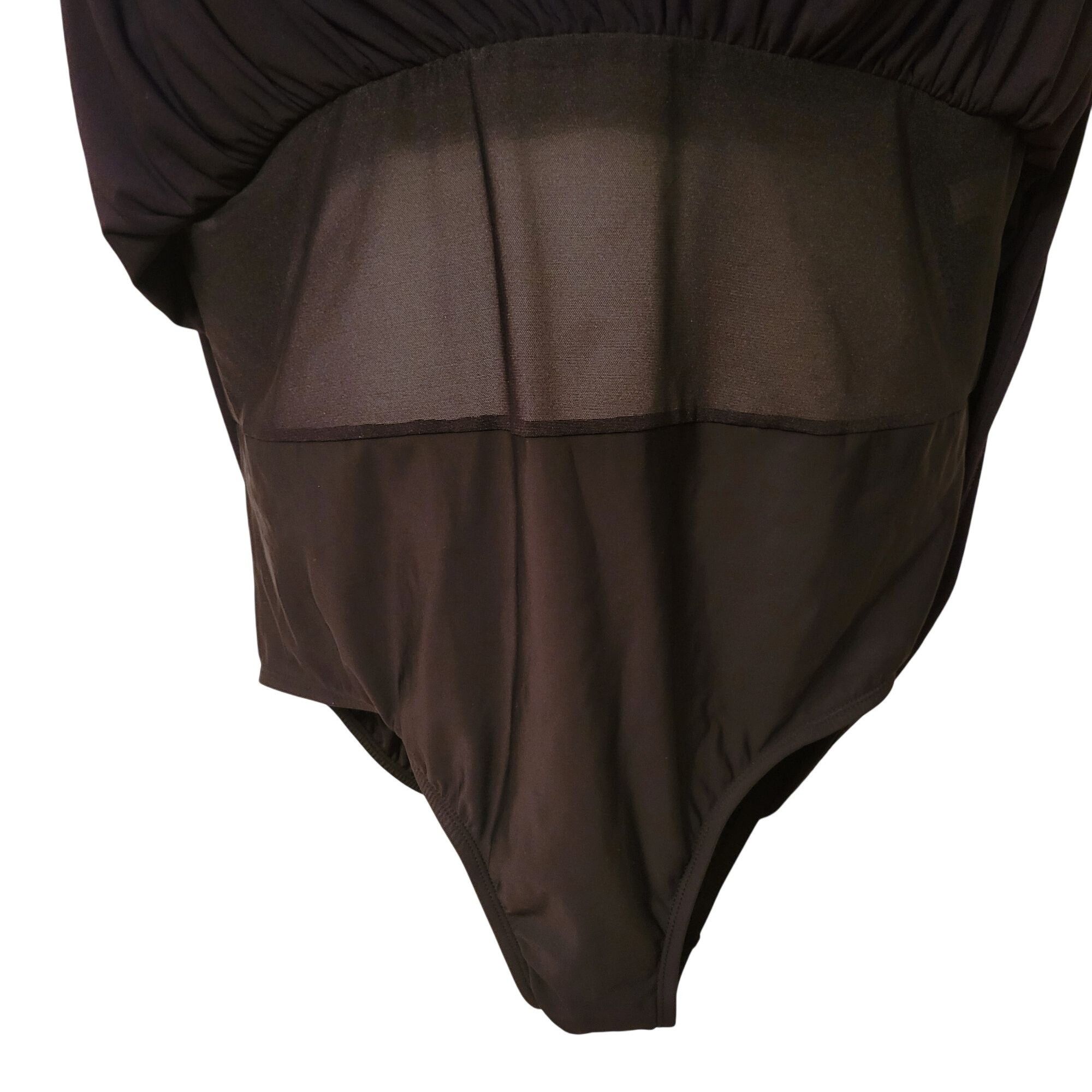 Other Sonnet Shores 24W Black Swimsuit Tankini Top Built In Briefs Size 4XL / US 24-26 - 4 Thumbnail