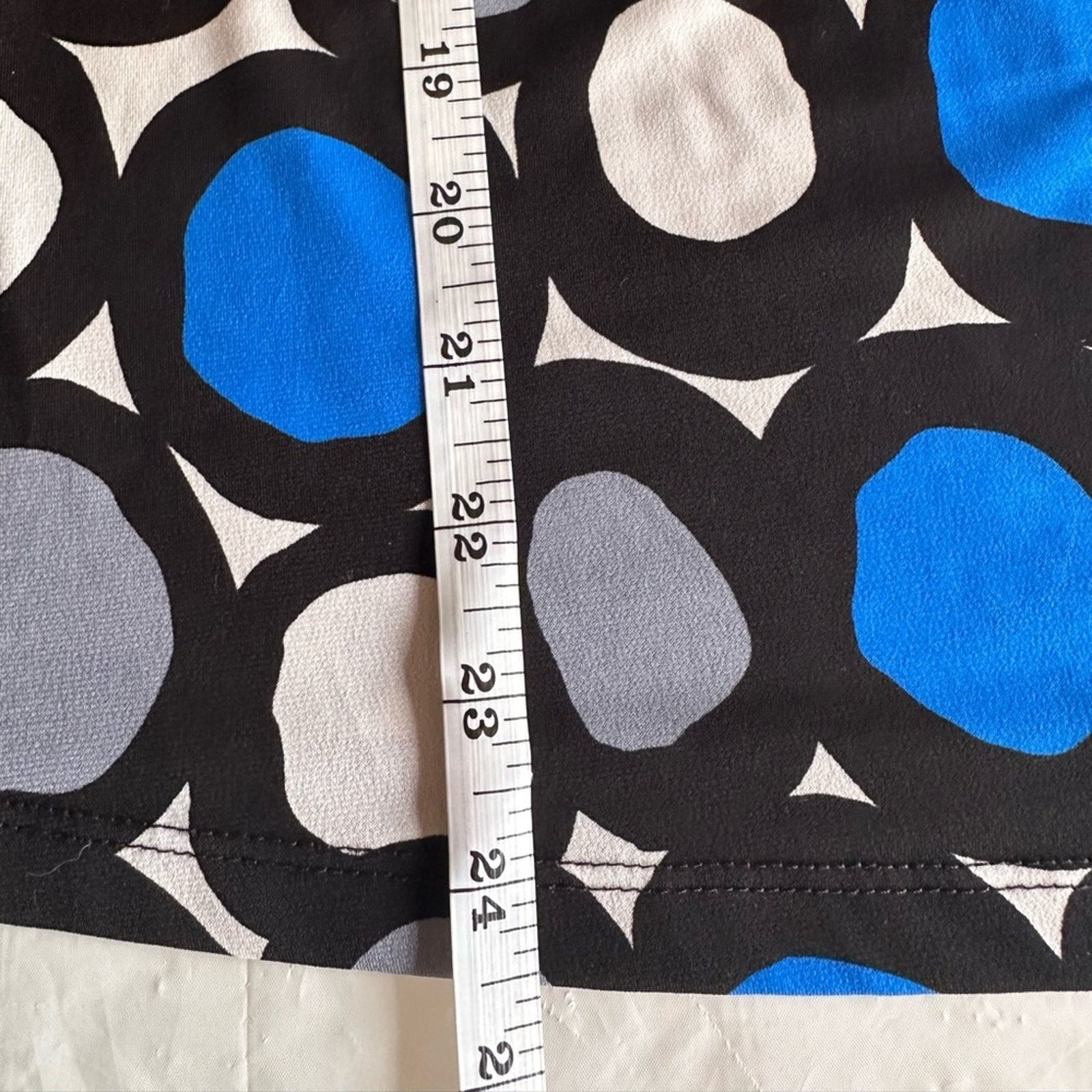 & Other Stories Cha Cha Vente Blue Circle Pattern Blouse XL Size XL / US 12-14 / IT 48-50 - 3 Thumbnail