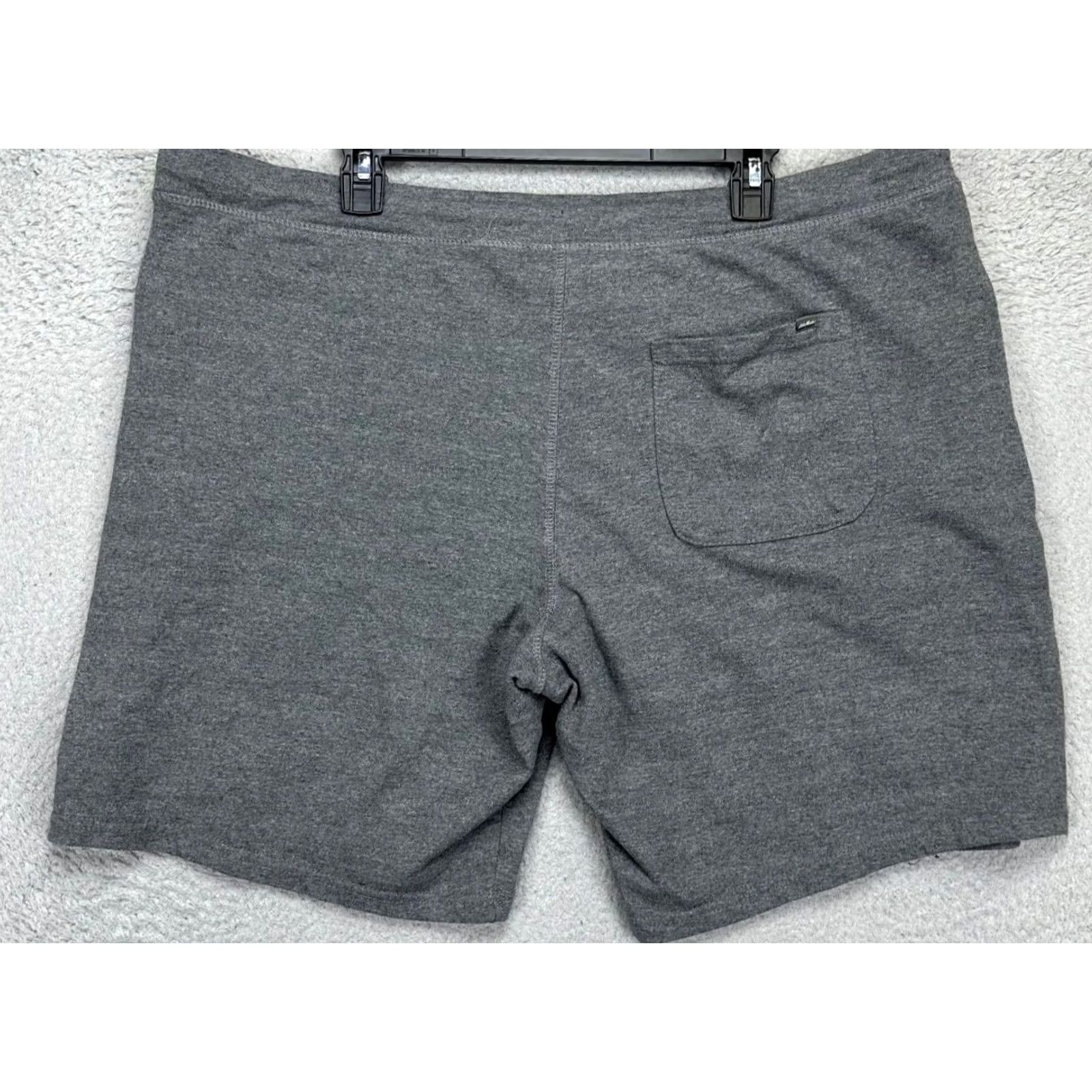 Eddie Bauer Eddie Bauer Mens 2XL Shorts Lounge Grey Sweatshorts Drawstring Elastic Waist Casual Walking Workout Accessories Shirt Size US 39 - 2 Thumbnail