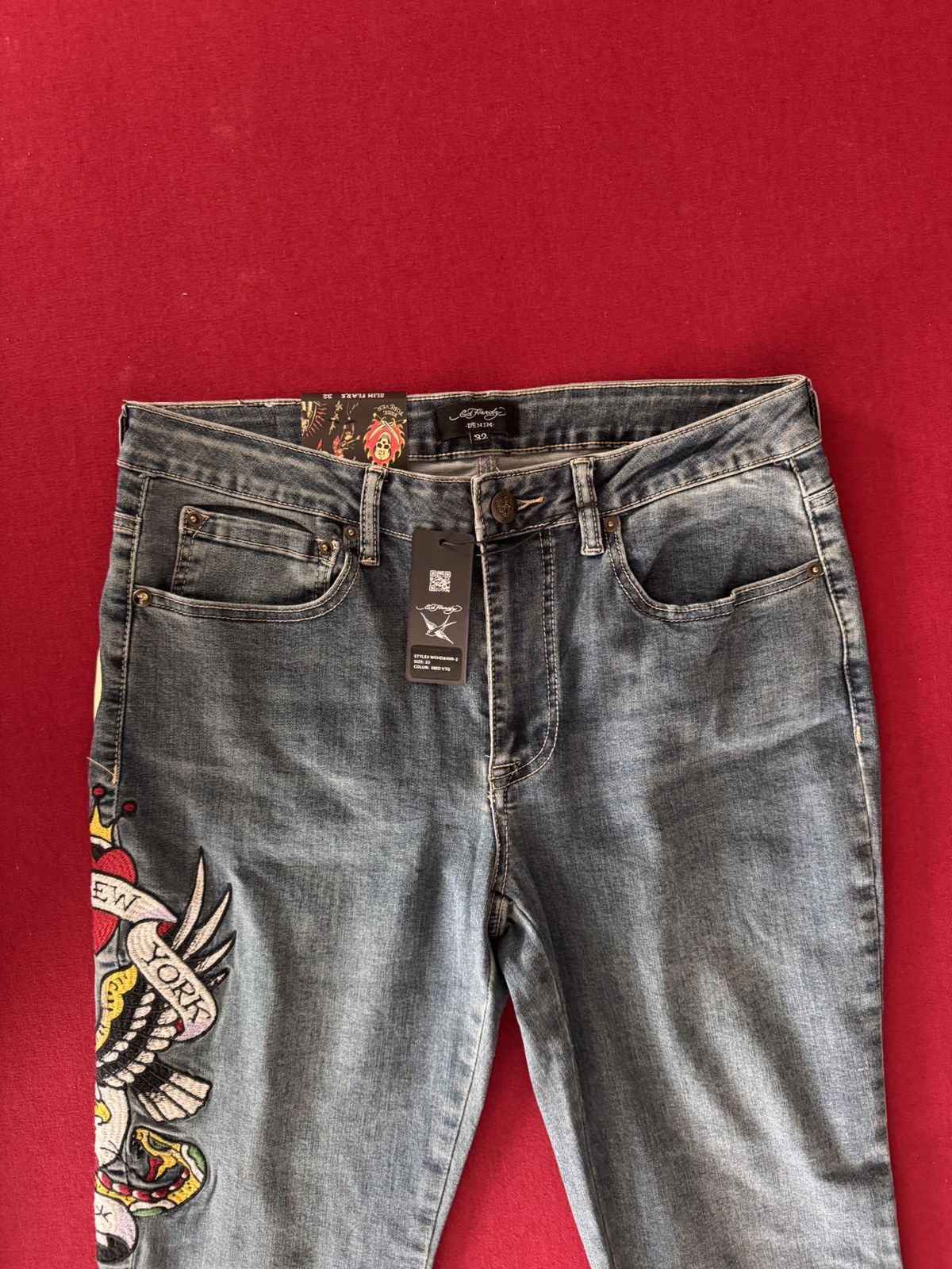 Ed Hardy × Vintage ED HARDY DENIM Size 32" / US 10 / IT 46 - 4 Thumbnail
