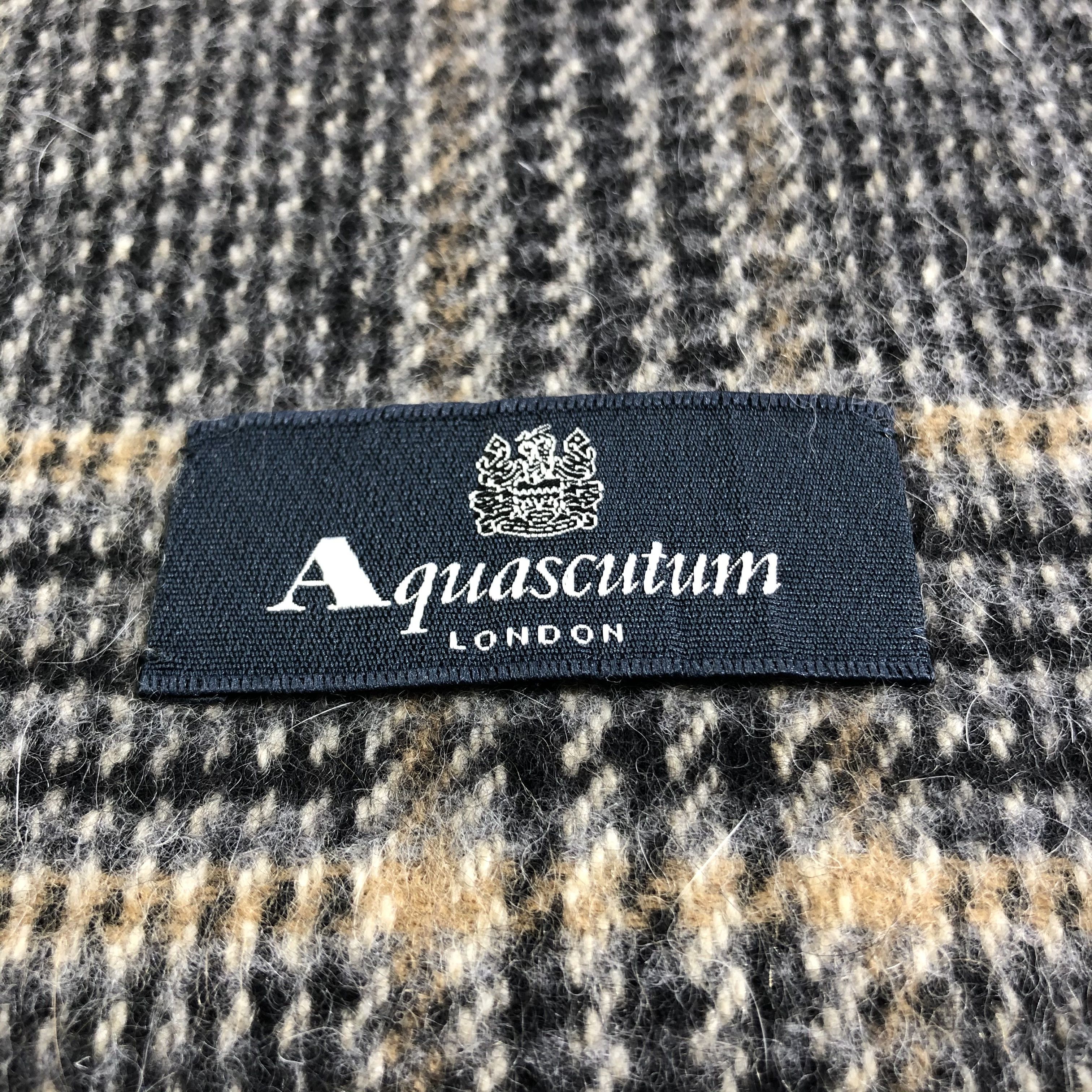 Aquascutum Aquascutum Cashmere Scarf Muffler Neckwear V2443 Size ONE SIZE - 4 Thumbnail