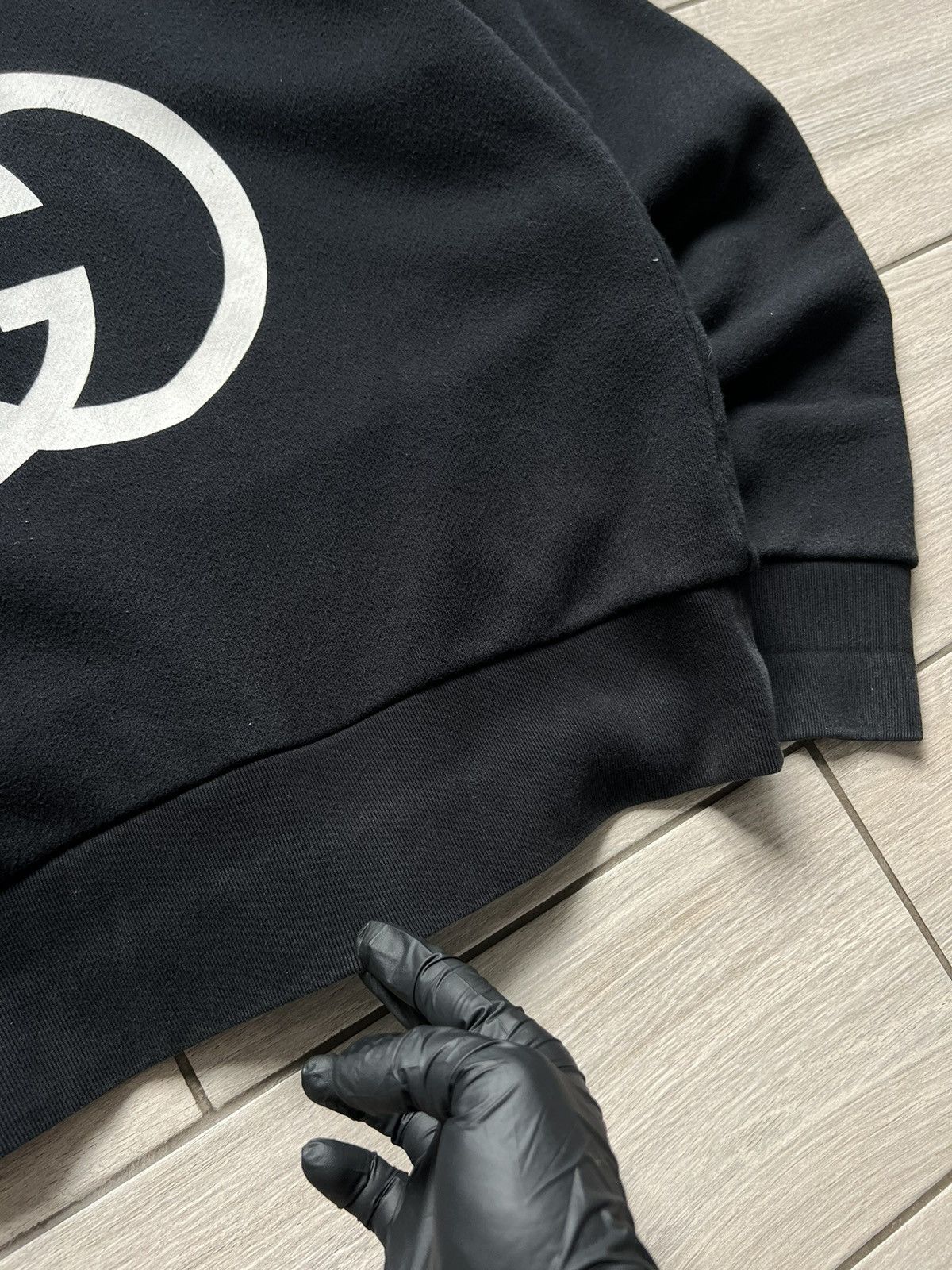 Gucci Gucci Big Logo GG Interlocking Hoodie Size US S / EU 44-46 / 1 - 4 Thumbnail