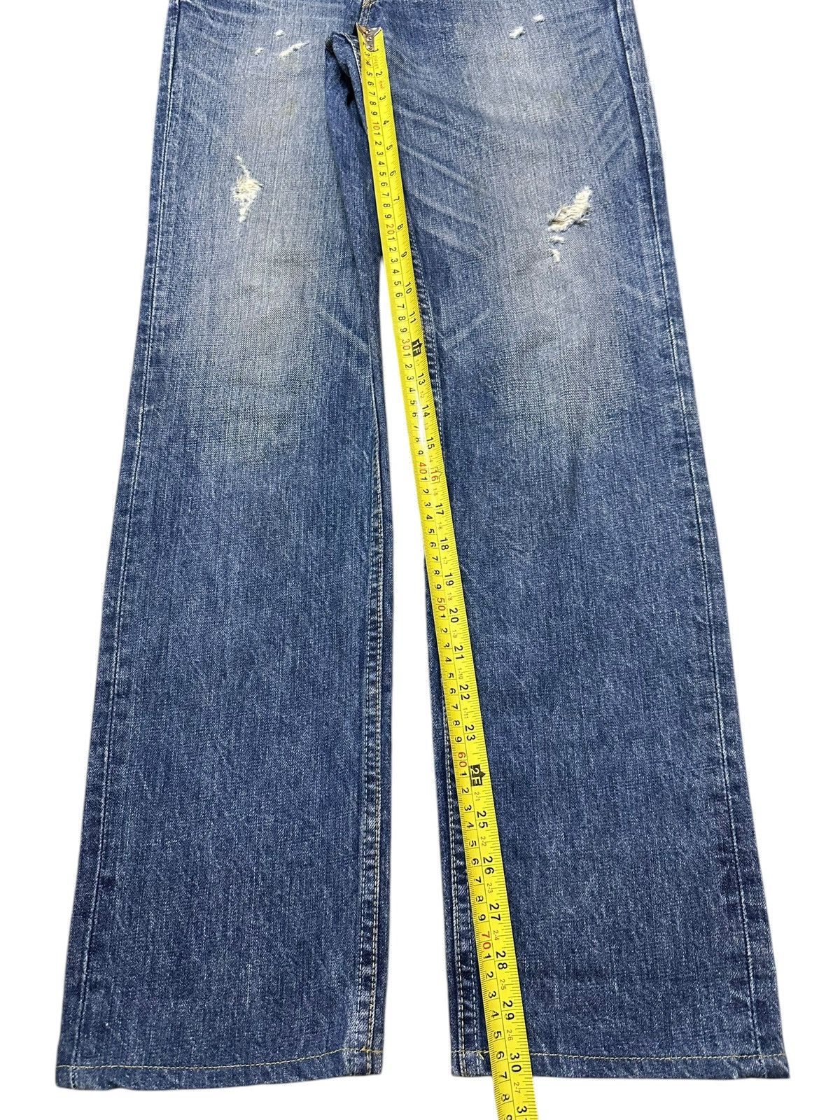 Levi's Vintage Levis 501 Classic Faded Wash Style Distress Jeans Size US 30 / EU 46 - 13 Thumbnail