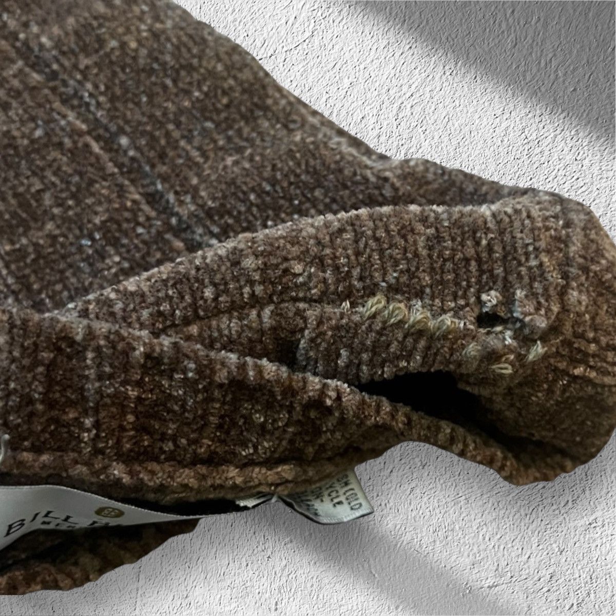 Bill Blass Vintage Bill Blass Ribbed Brown Knit Sweater – XL Size US XL / EU 56 / 4 - 4 Thumbnail