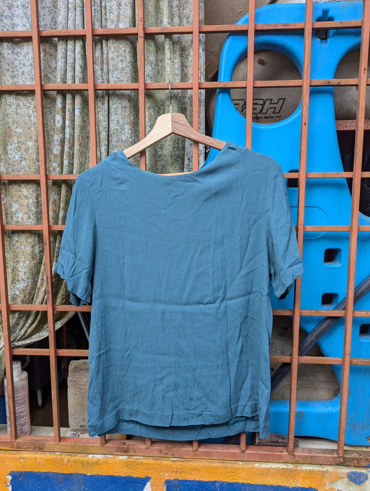 Vintage Papillon Shirt Rayon Size XL / US 12-14 / IT 48-50 - 1 Thumbnail