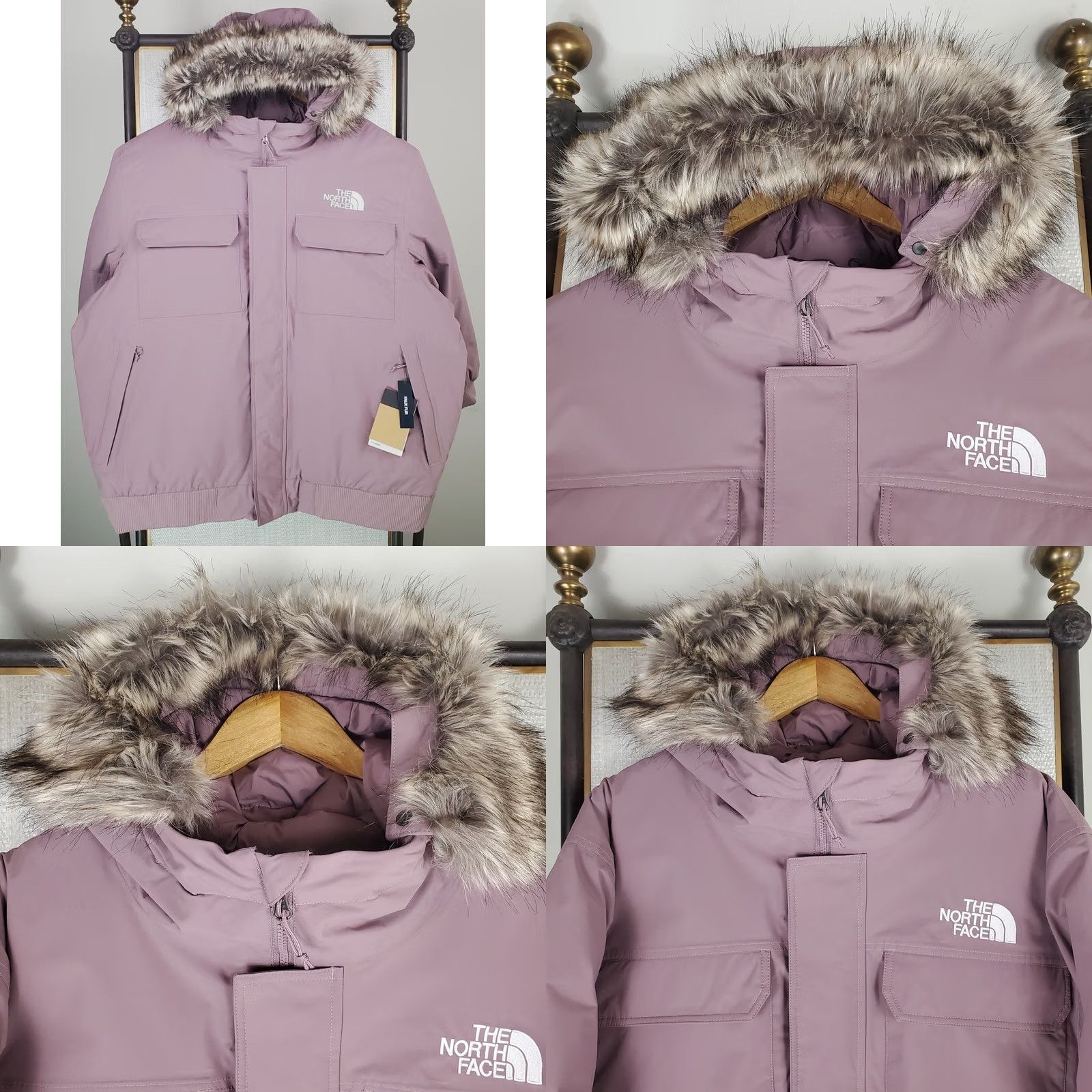 The North Face The North Face McMurdo 600 Down Jacket 3XL Mens Pink Waterproof Windproof DryVent Bomber Coat Parka Winter Ski Hoodie Size US XXL / EU 58 / 5 - 10 Thumbnail