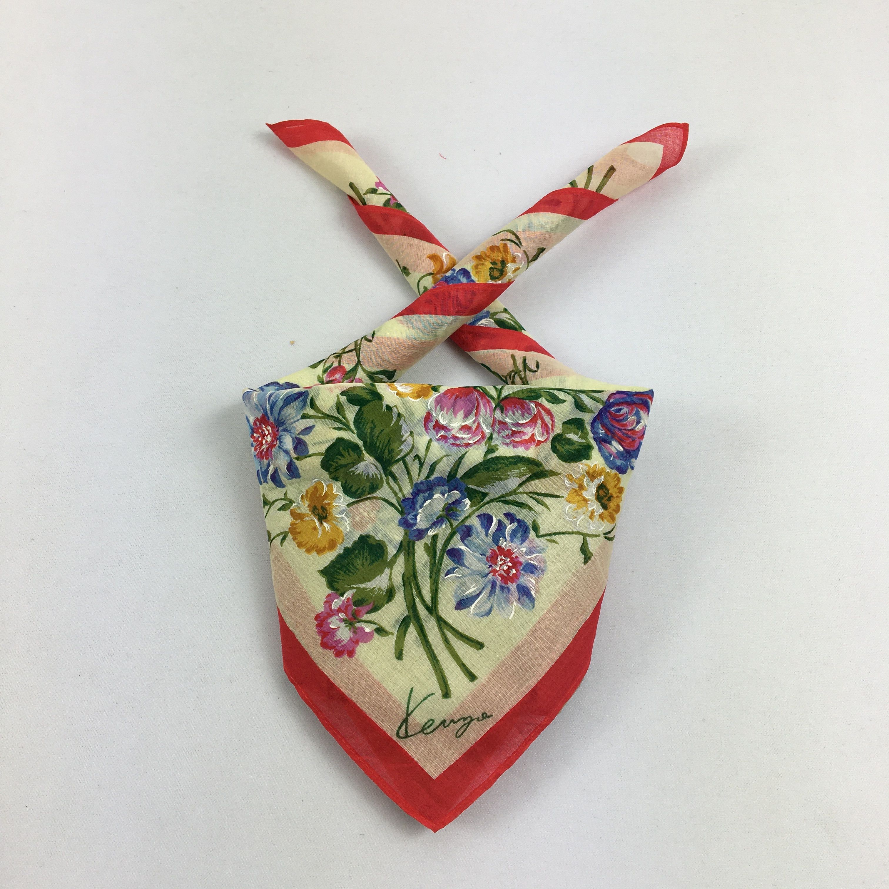 Kenzo Vintage Kenzo Handkerchief Neckerchief Bandana - AC73041 Size ONE SIZE - 1 Thumbnail