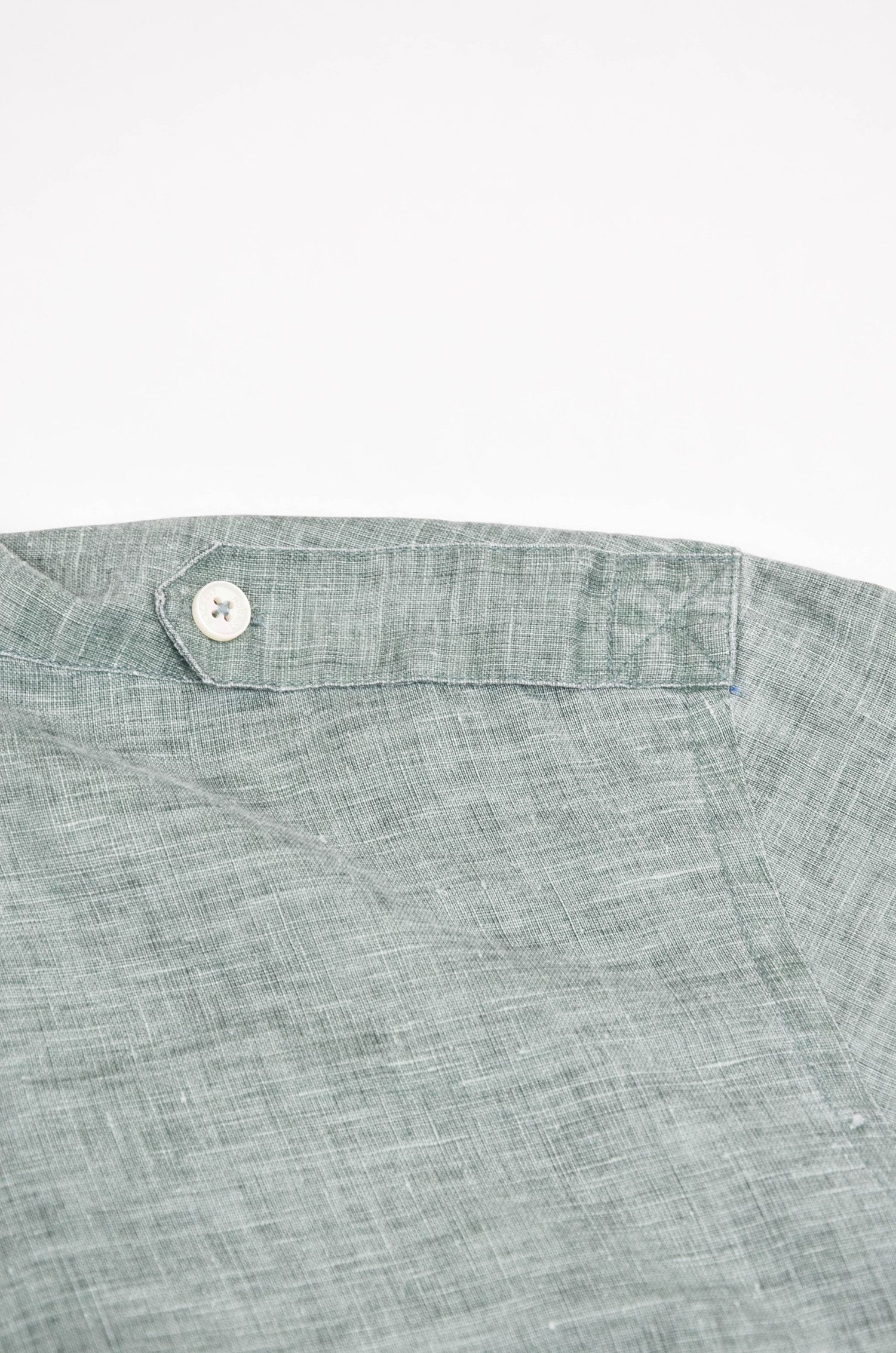 Hackett HACKETT LONDON Slim Green Linen Shirt - L Size US L / EU 52-54 / 3 - 6 Thumbnail
