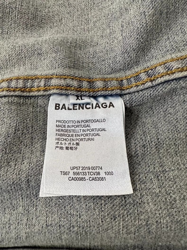 Balenciaga Balenciaga Denim Jacket 2502-Nextarrow Size US XL / EU 56 / 4 - 8 Thumbnail