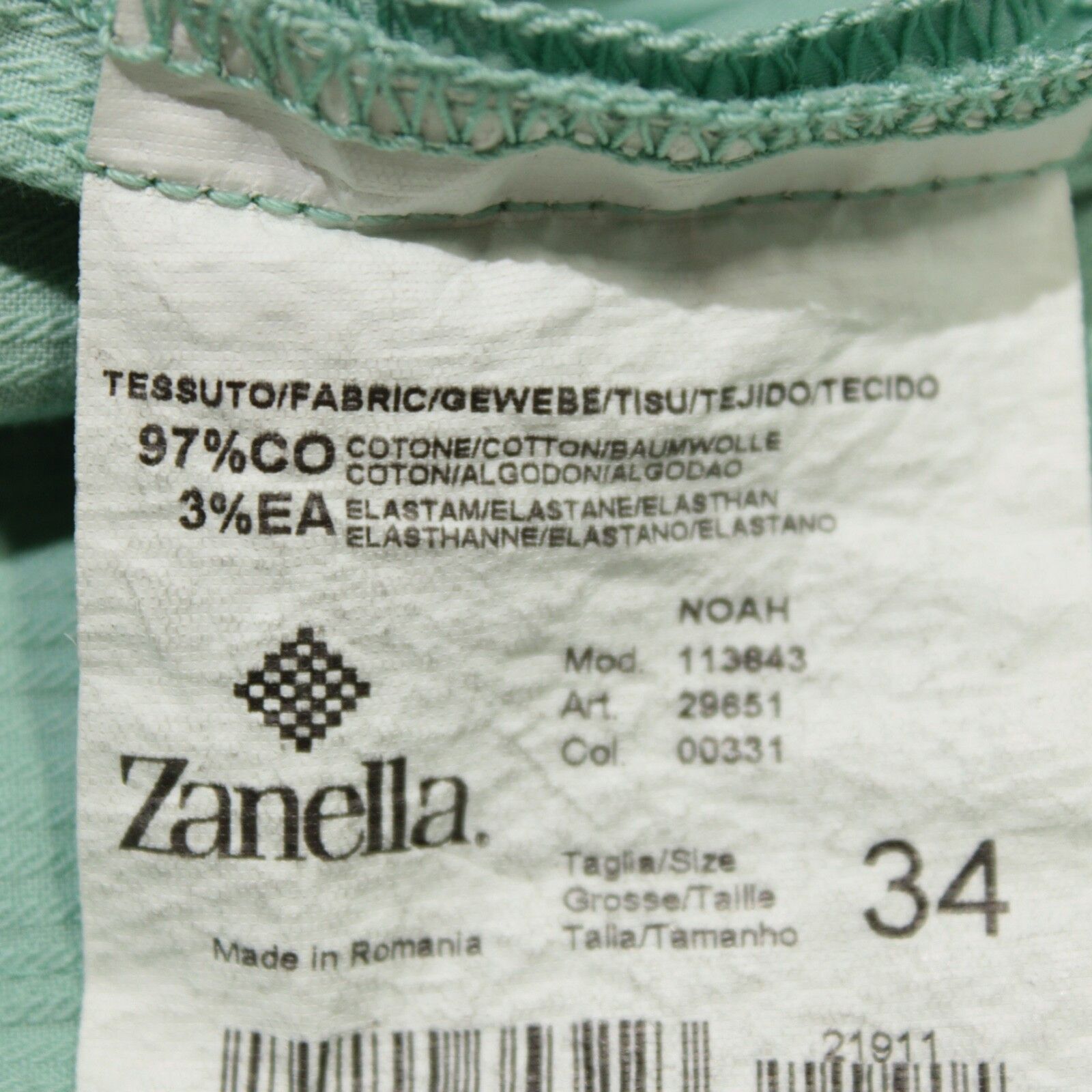 Zanella Zanella New with tags Chino Size 34 US In Green Size US 34 / EU 50 - 6 Thumbnail